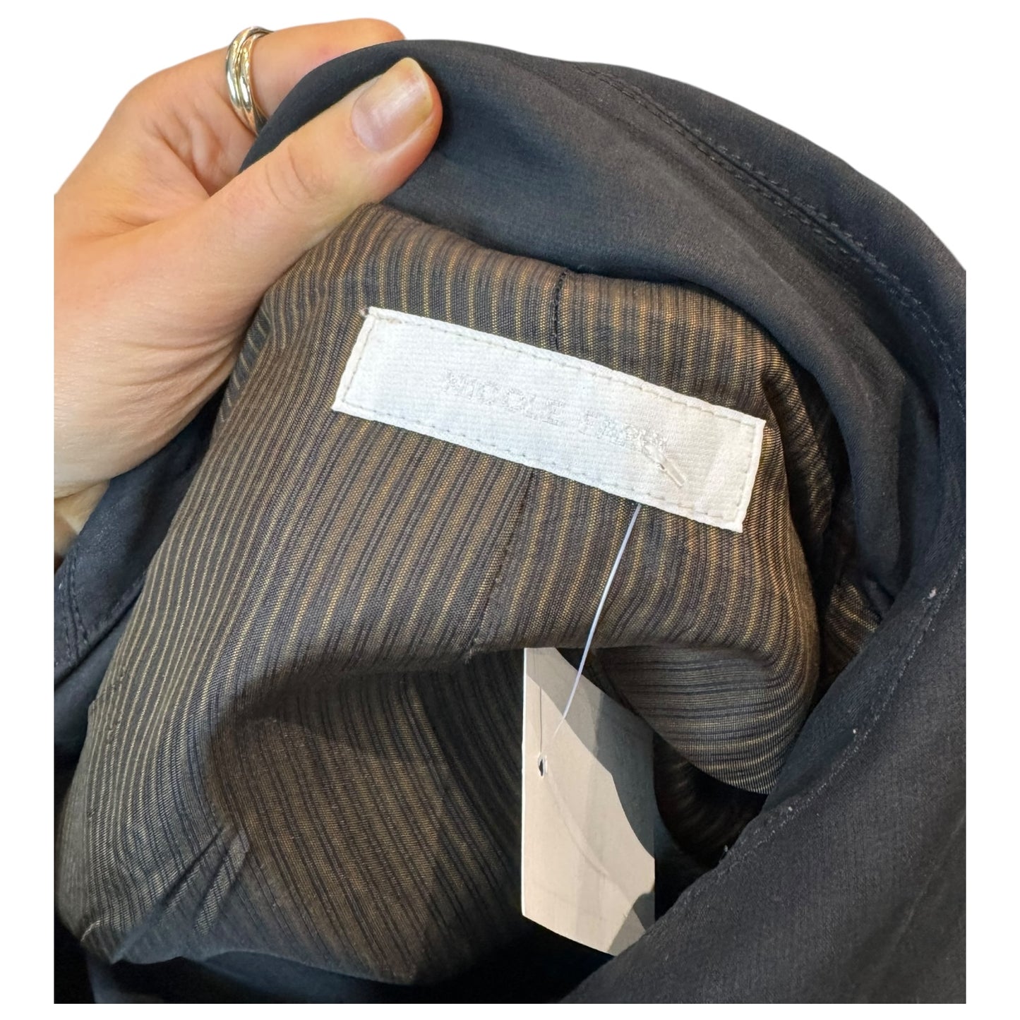 Nicole Fahri Black Cotton Trench Coat - 14/16