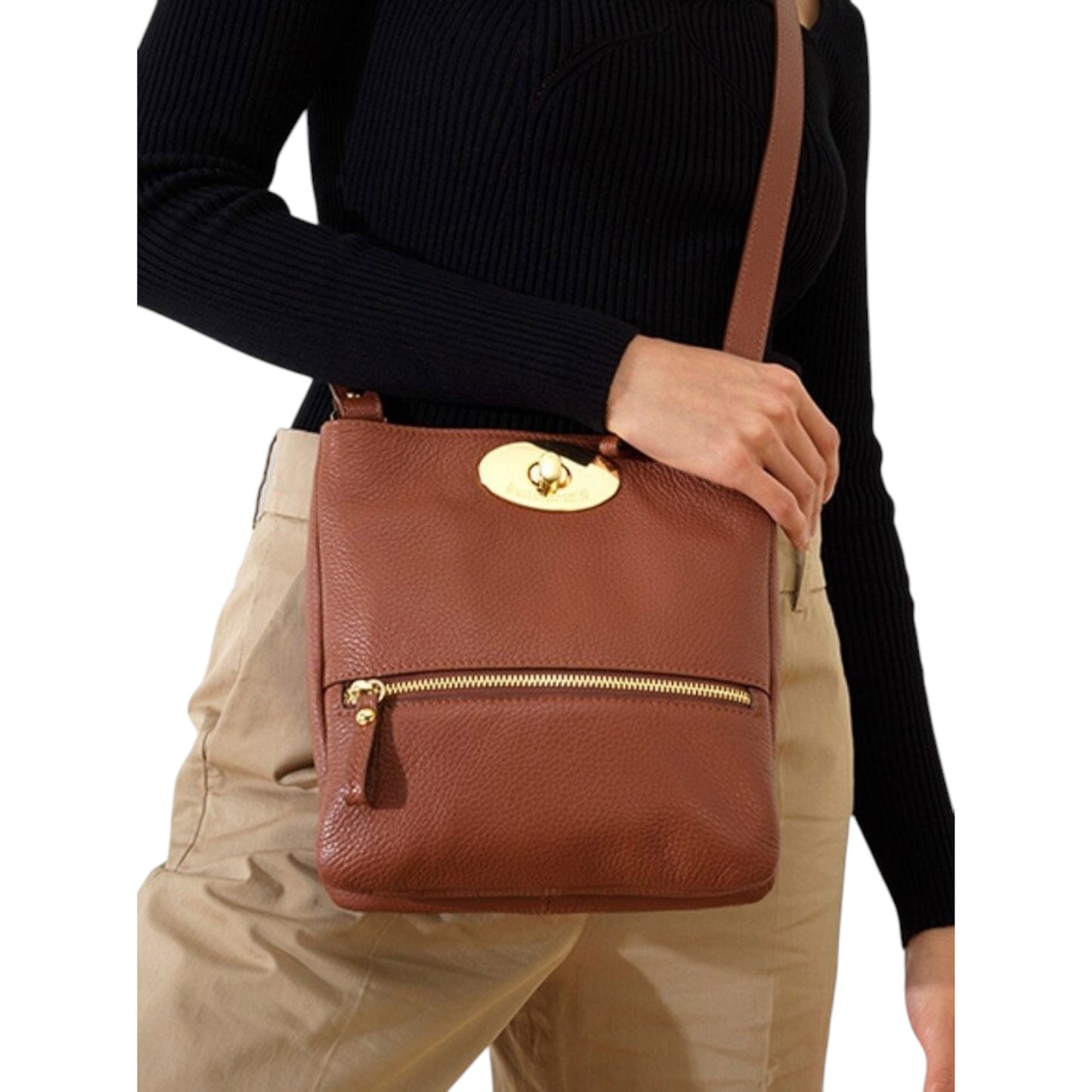 Russell & Bromley Lincoln Turn Lock Cross Body Bag