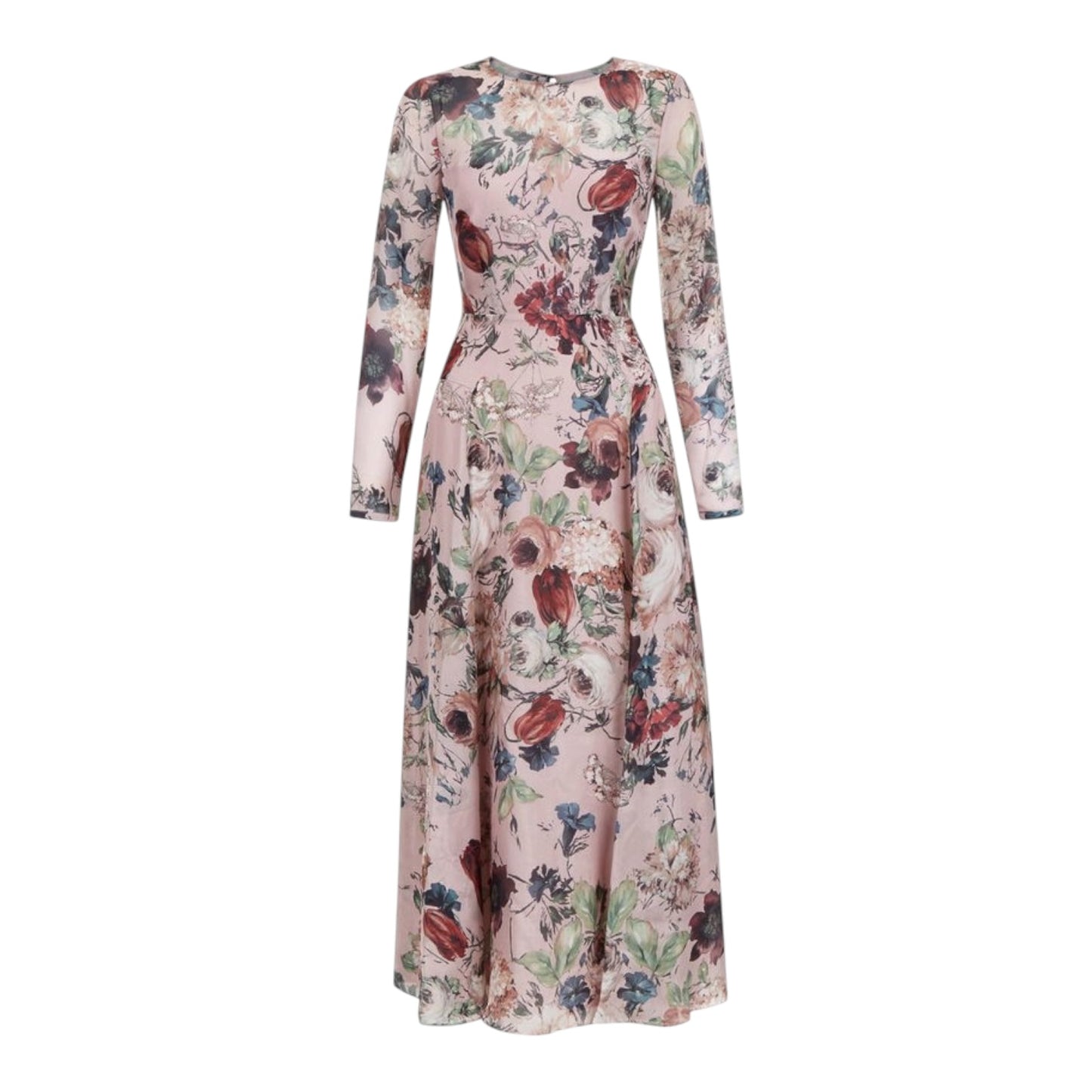 Hobbs Rosabelle Pink Silk Dress - 8