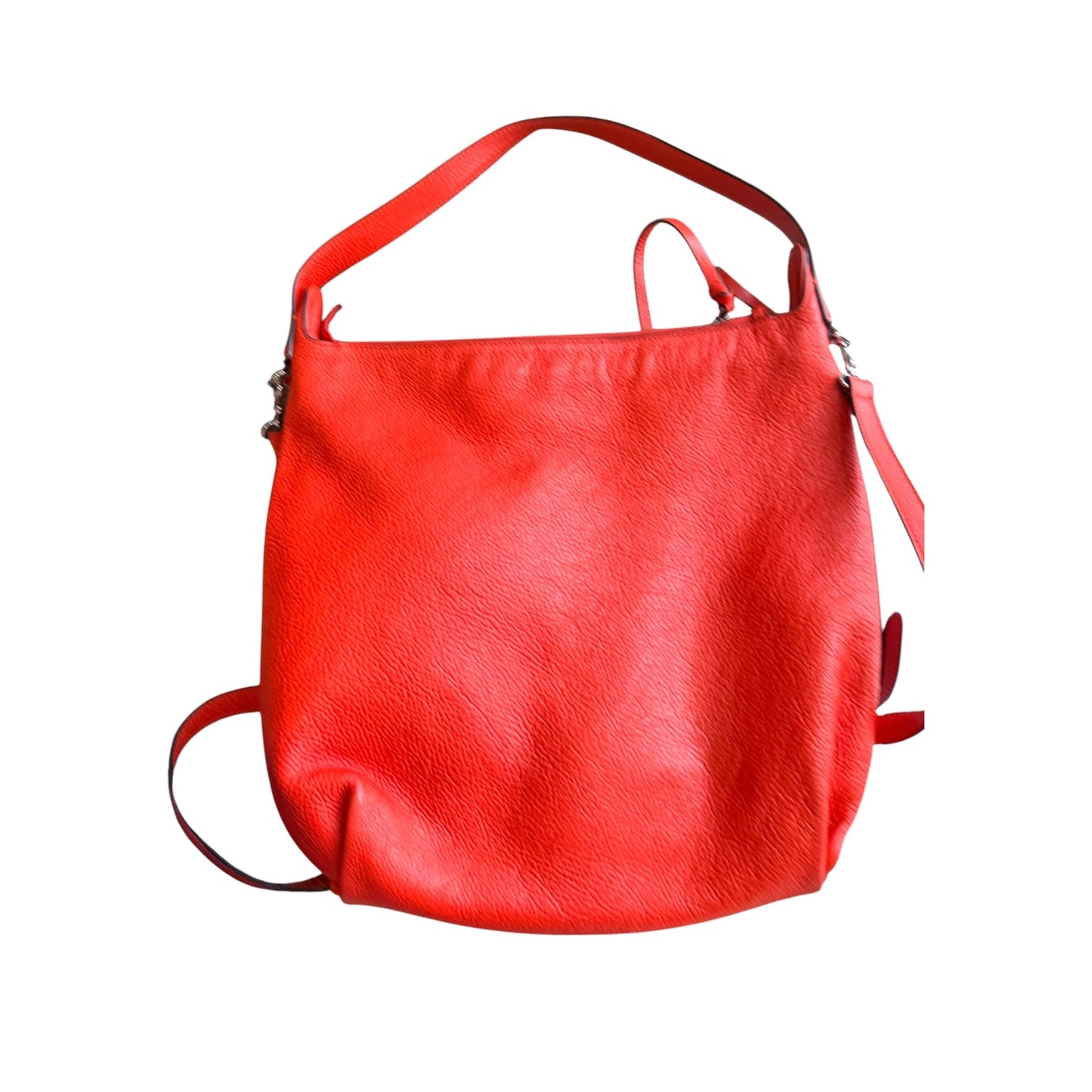 Coccinelle Orange Red Leather Bag
