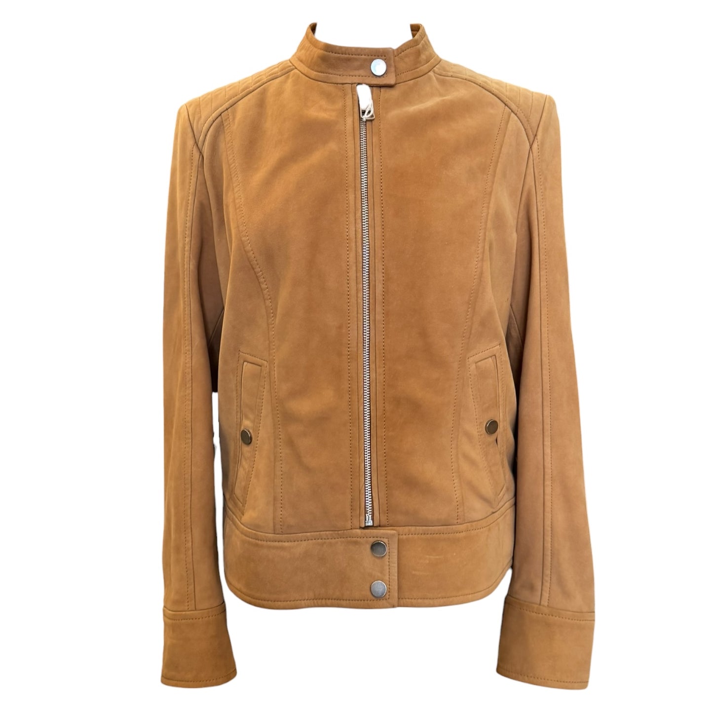 Hugo Boss Tan Suede Jacket - 12 - NEW