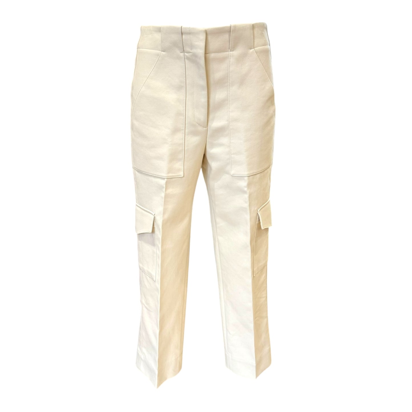 Me + Em Cream Cargo Trousers - 8