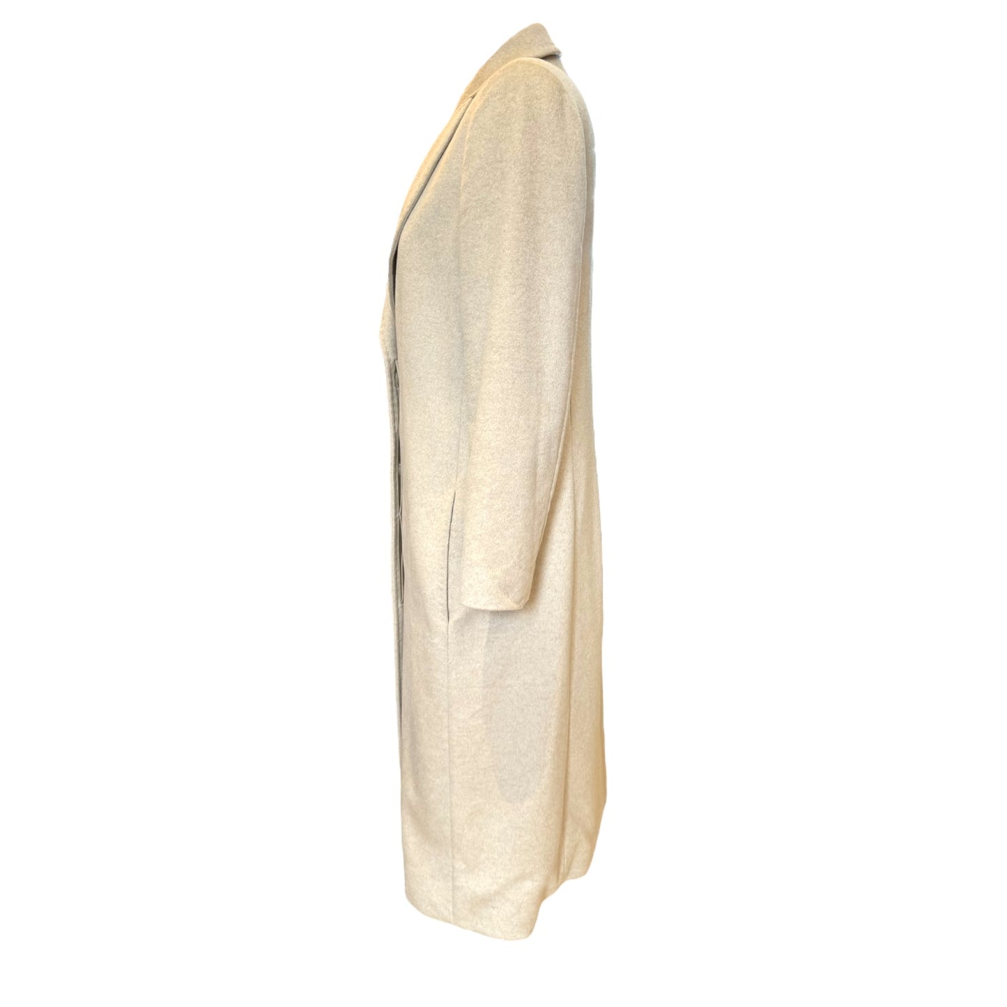 Max Mara Studio Beige Cashmere Coat - 10