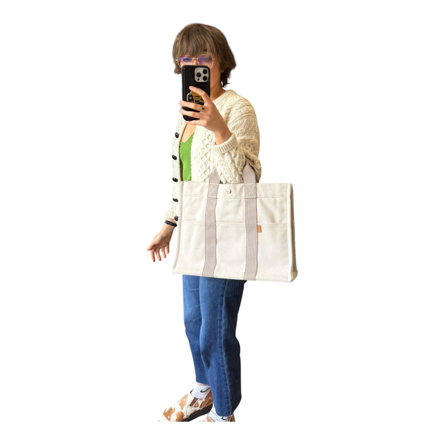 Hermes Farre Tout Tote Bag