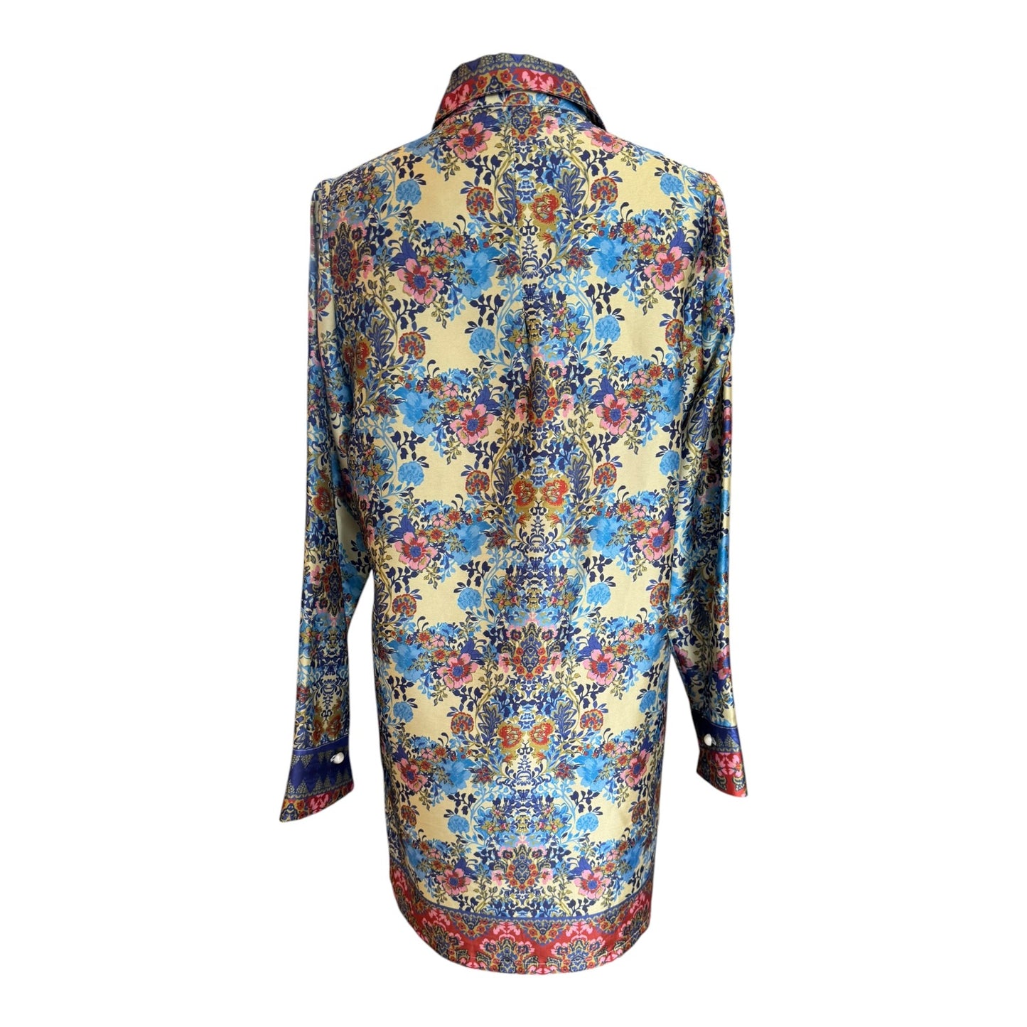 James Lakeland Patterned Long Line Shirt - 10