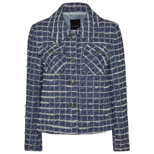 Lene Sand Copenhagen Blue Tweed Jacket - 12/14