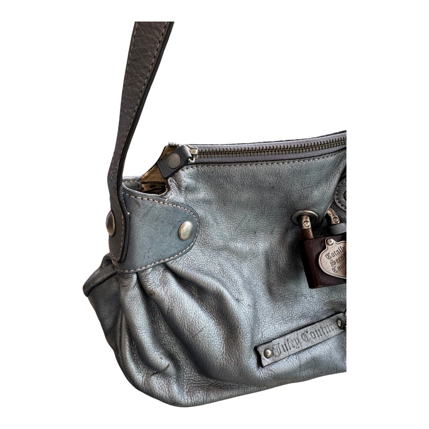 Juicy Couture Pewter Metallic Bag