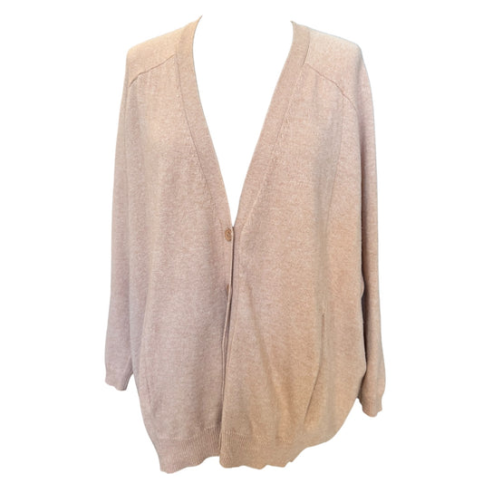 Caroline Beige Cashmere Cardigan - 12