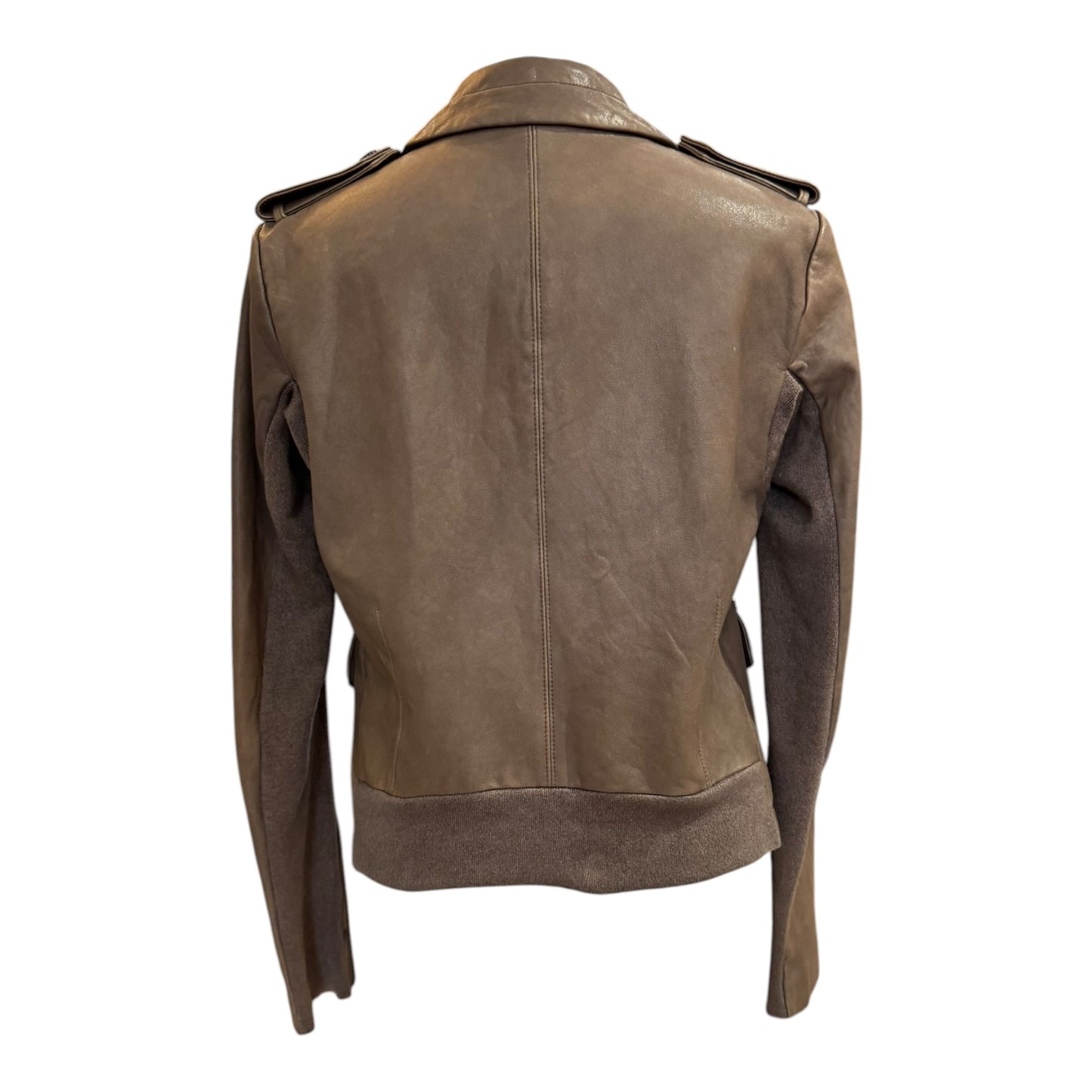 EDVN Brown Leather Jacket - 12