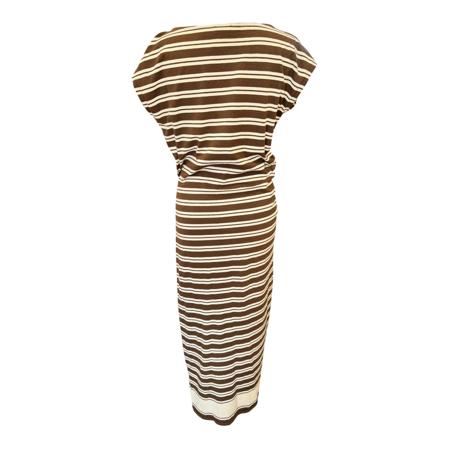 Polo Ralph Lauren Striped Jersey Wrap Tee Midi Dress - 10