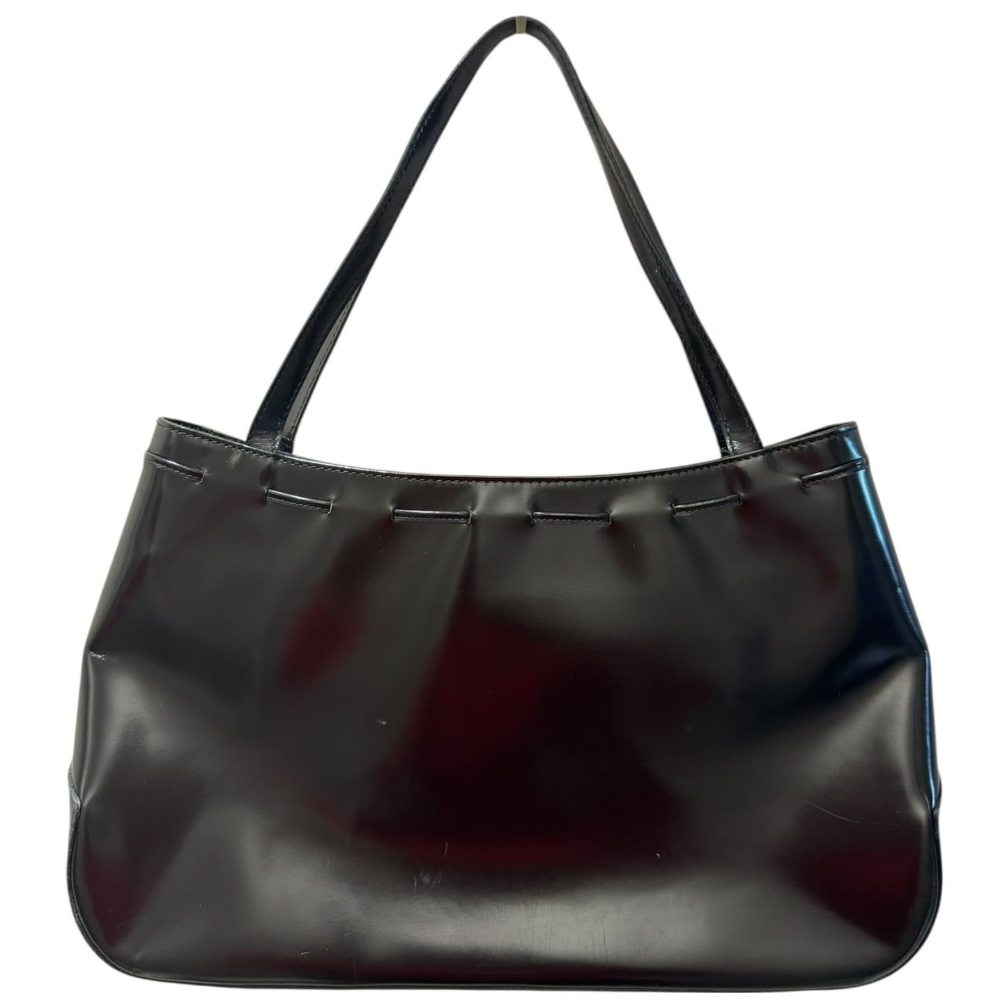 Anya Hindmarch Black Leather Shoulder Bag