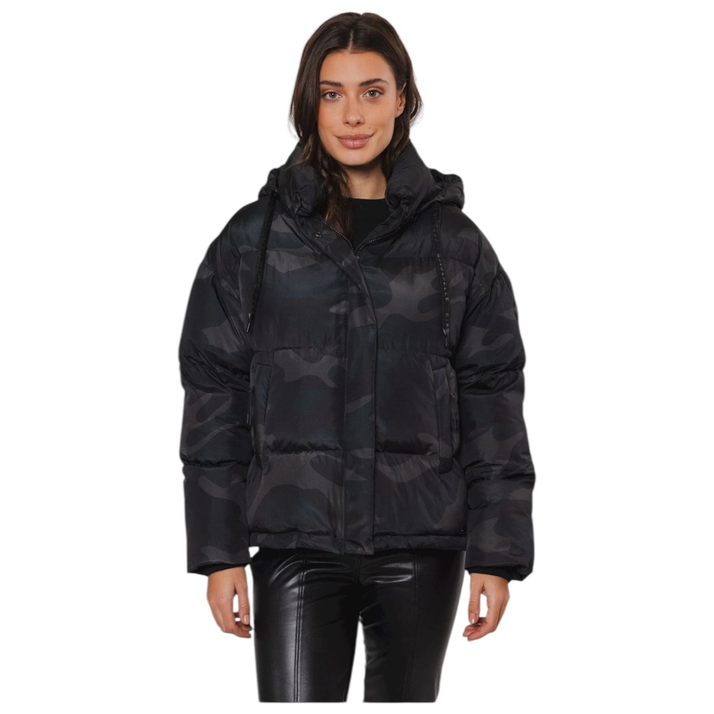 Rino & Pelle Camo Padded Jacket Dark Green Sunn - 12/14