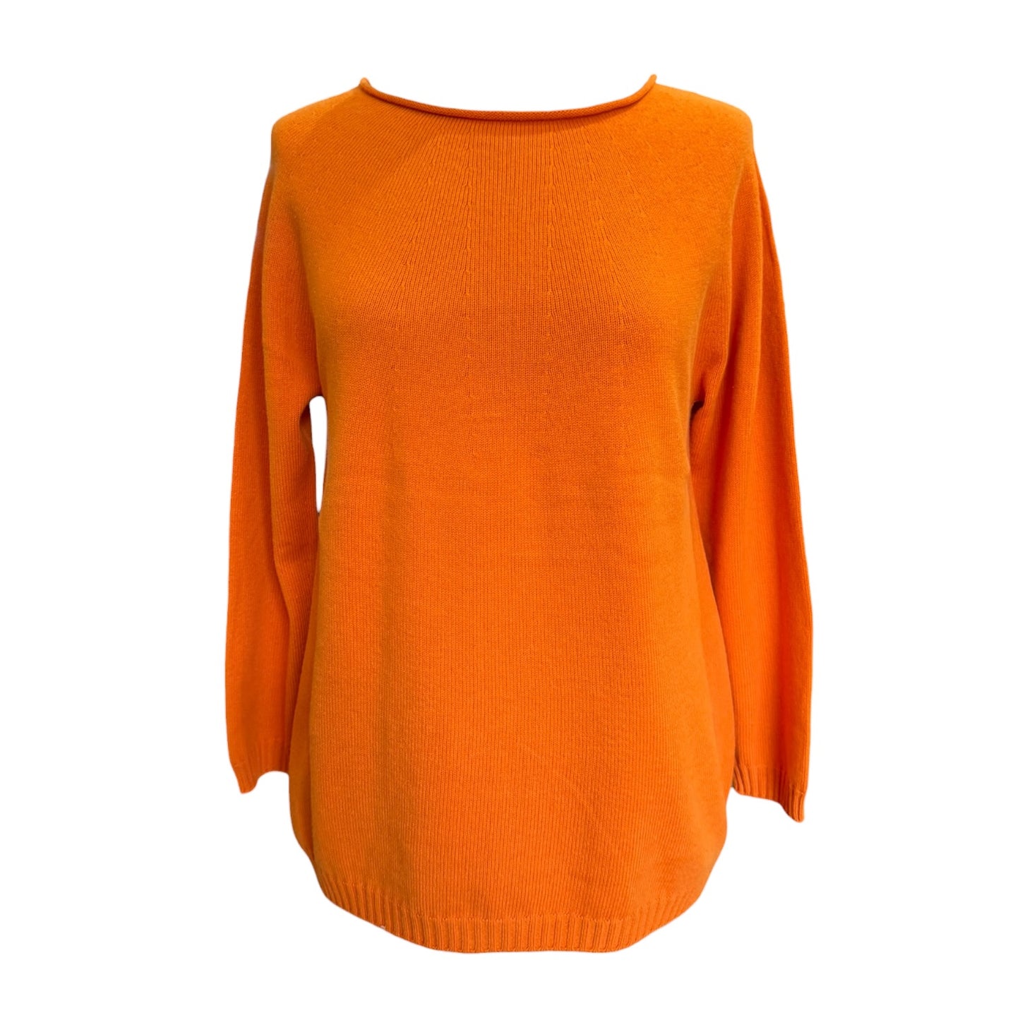Max Mara Orange Summer Knit Jumper - 12