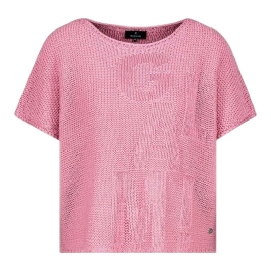 Monari Pink Knit Top - 18