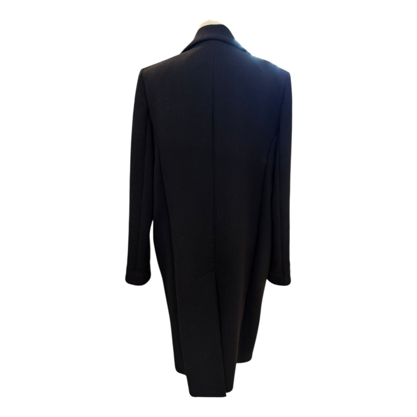Victoria Beckham Black Wool Coat - 12