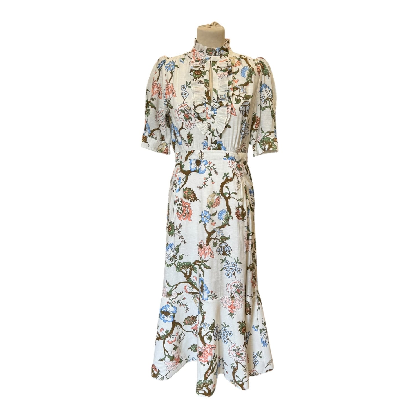 Me + Em Floral Garden Print Midi Dress - 10