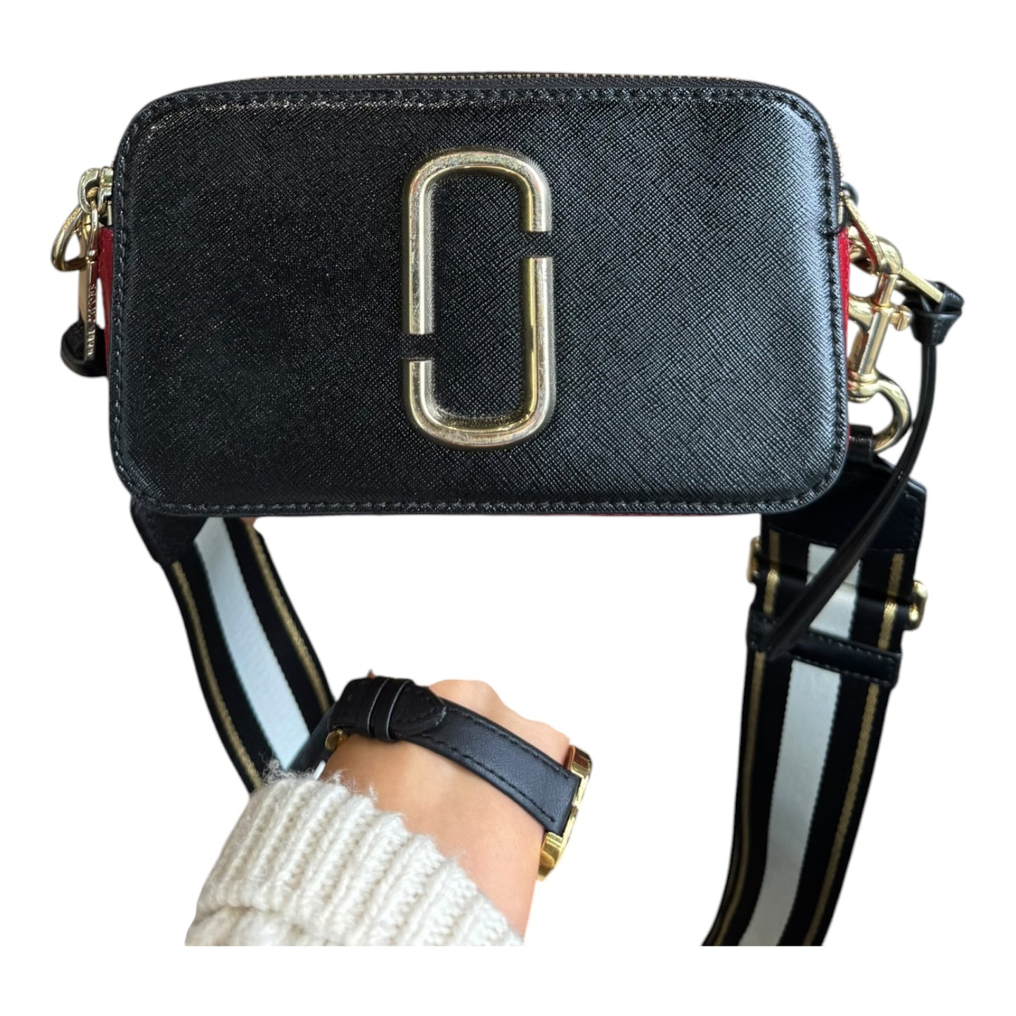 Marc Jacobs Snapshot Camera Bag - Black, Red and Burgundy