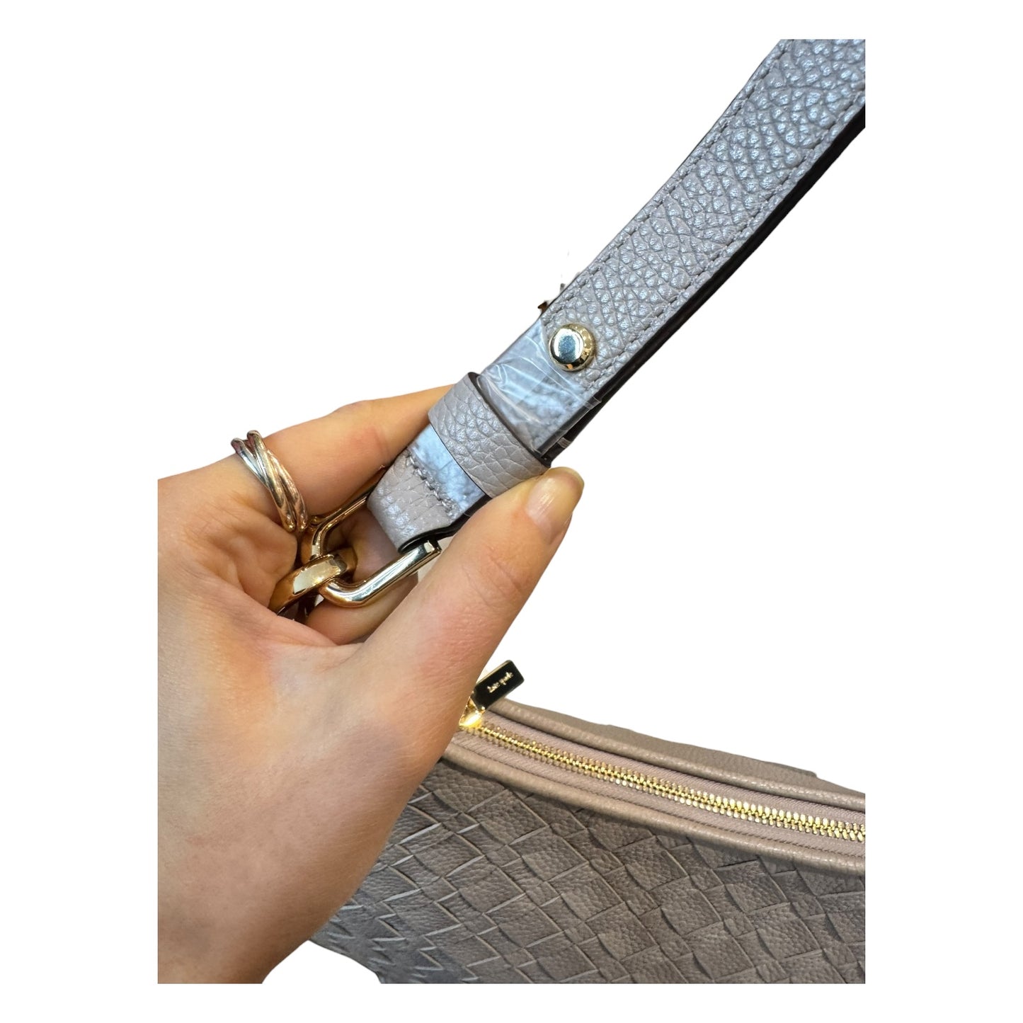 Kate Spade Kayla Woven Leather Large Shoulder Bag - NEW