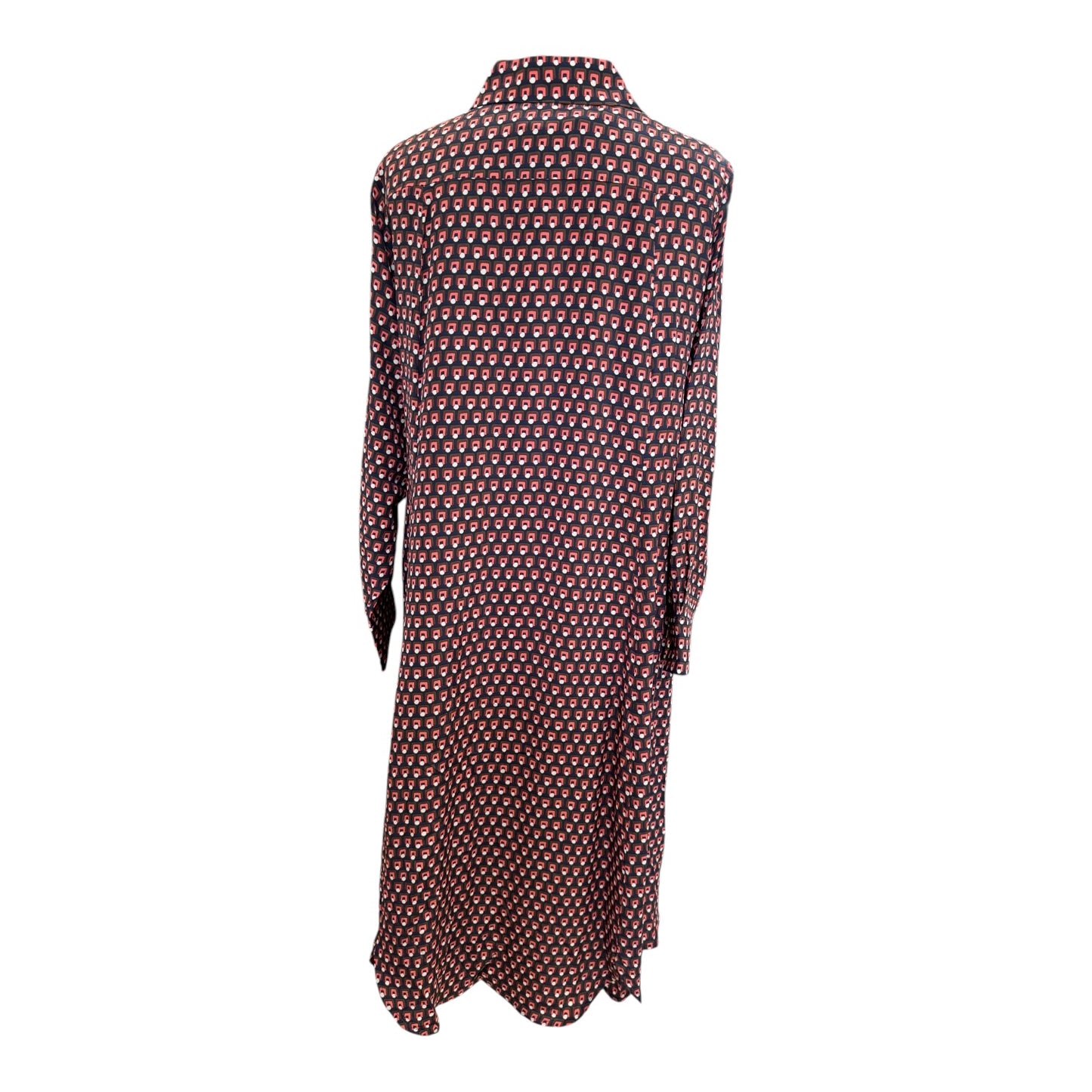 Weekend MaxMara Navy and Pink Slip Dress - 12