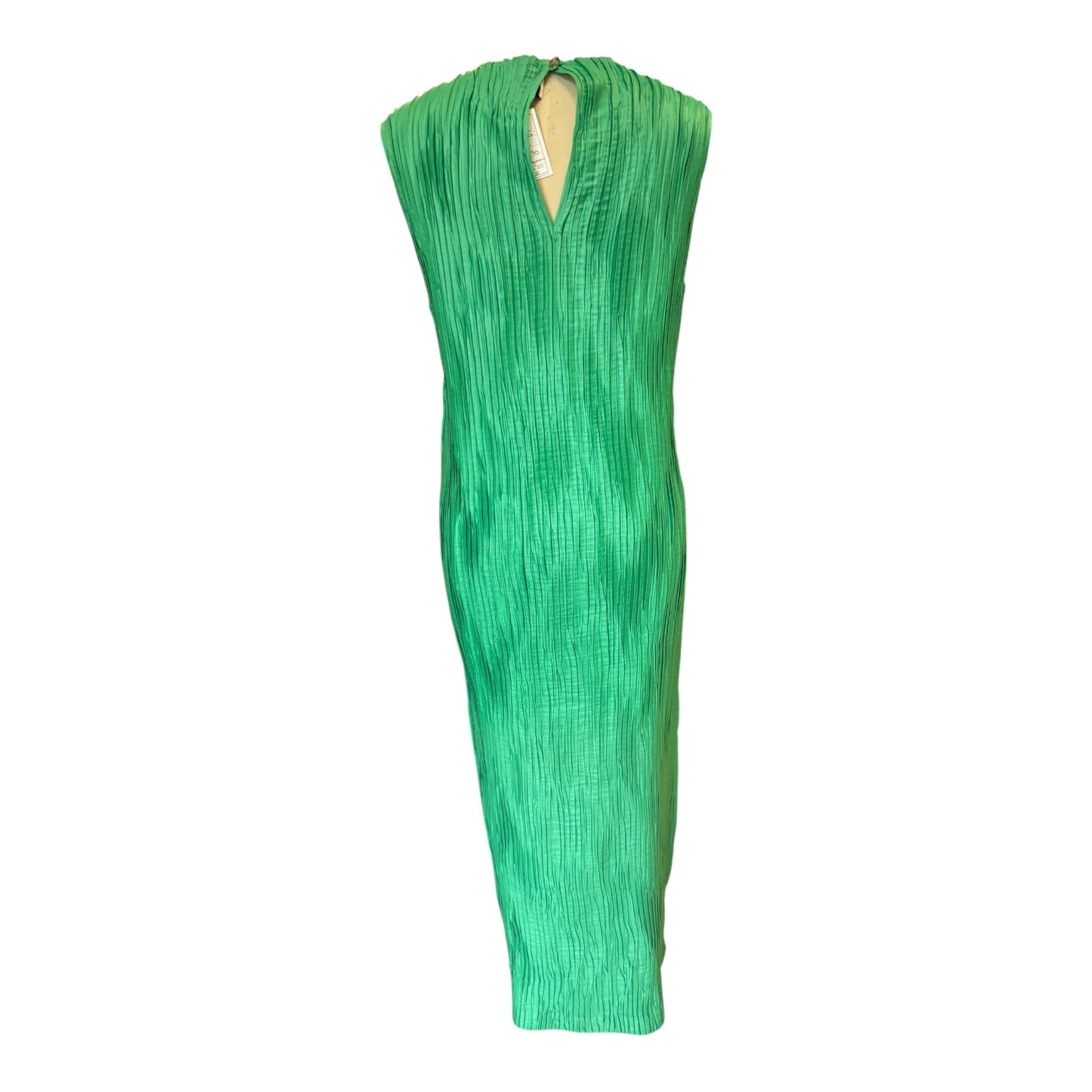 Alysi Green Crinkle Dress - 16