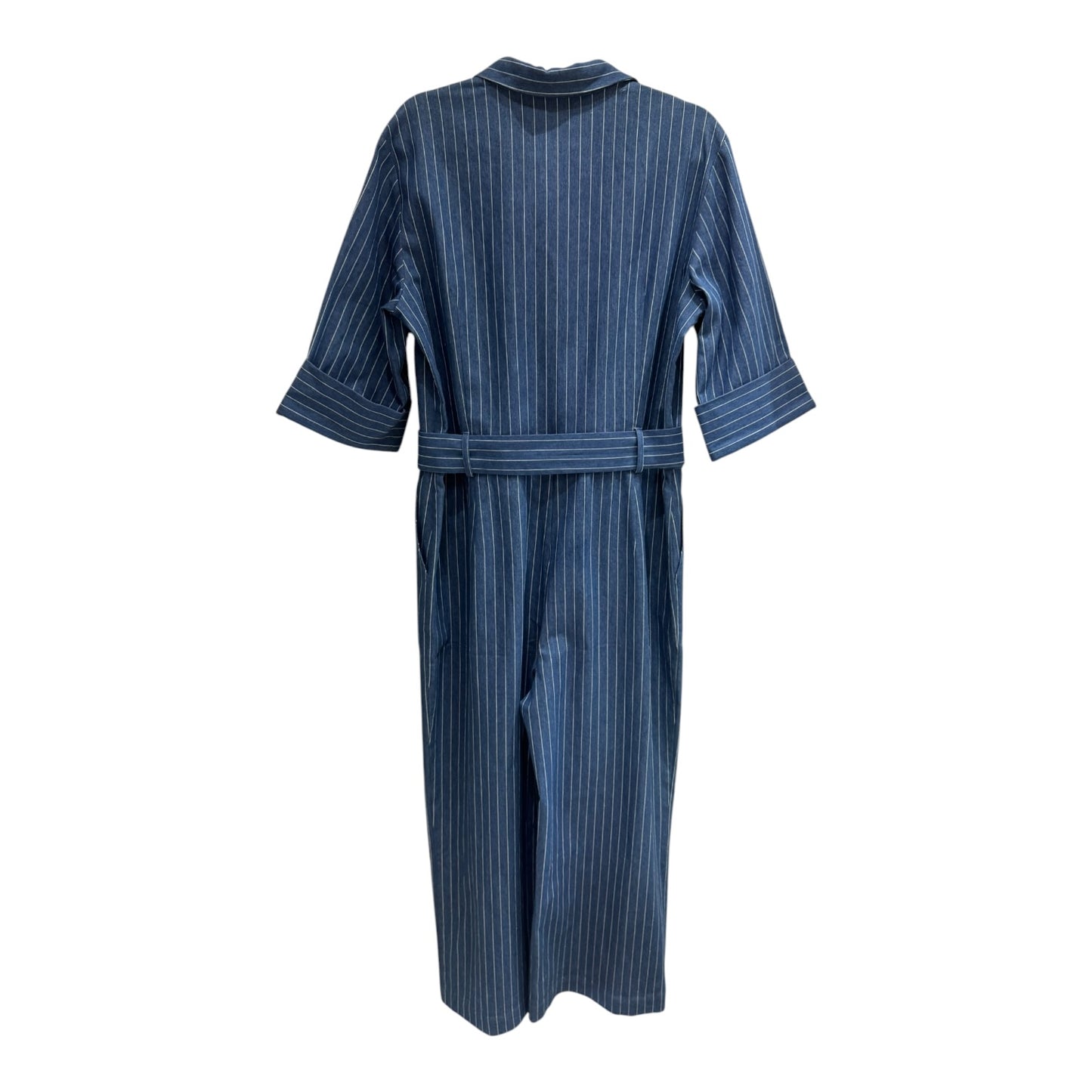 Costa Mani Foxglove Stripe Jumpsuit - 12 - NEW