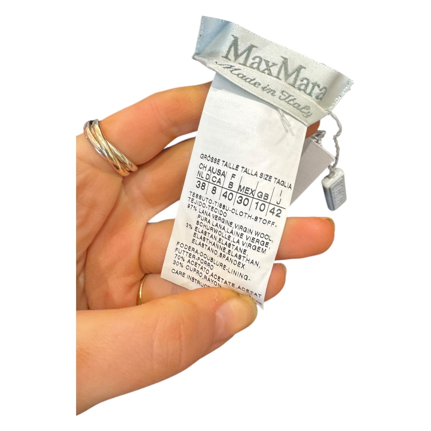 Max Mara Black Virgin Wool Strapless Cocktail Dress - 10