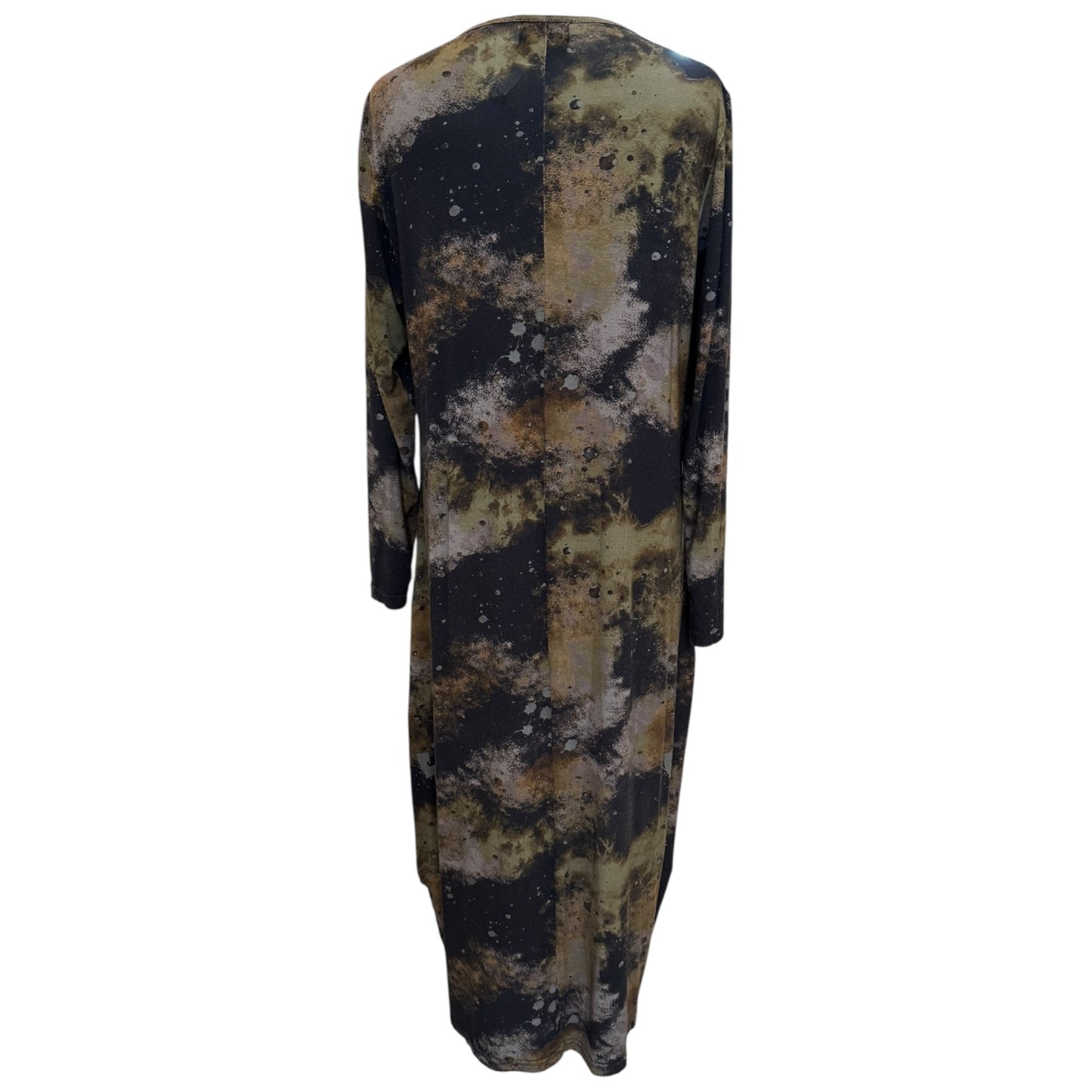 My Soul Khaki and Black Dress with Snood - 12