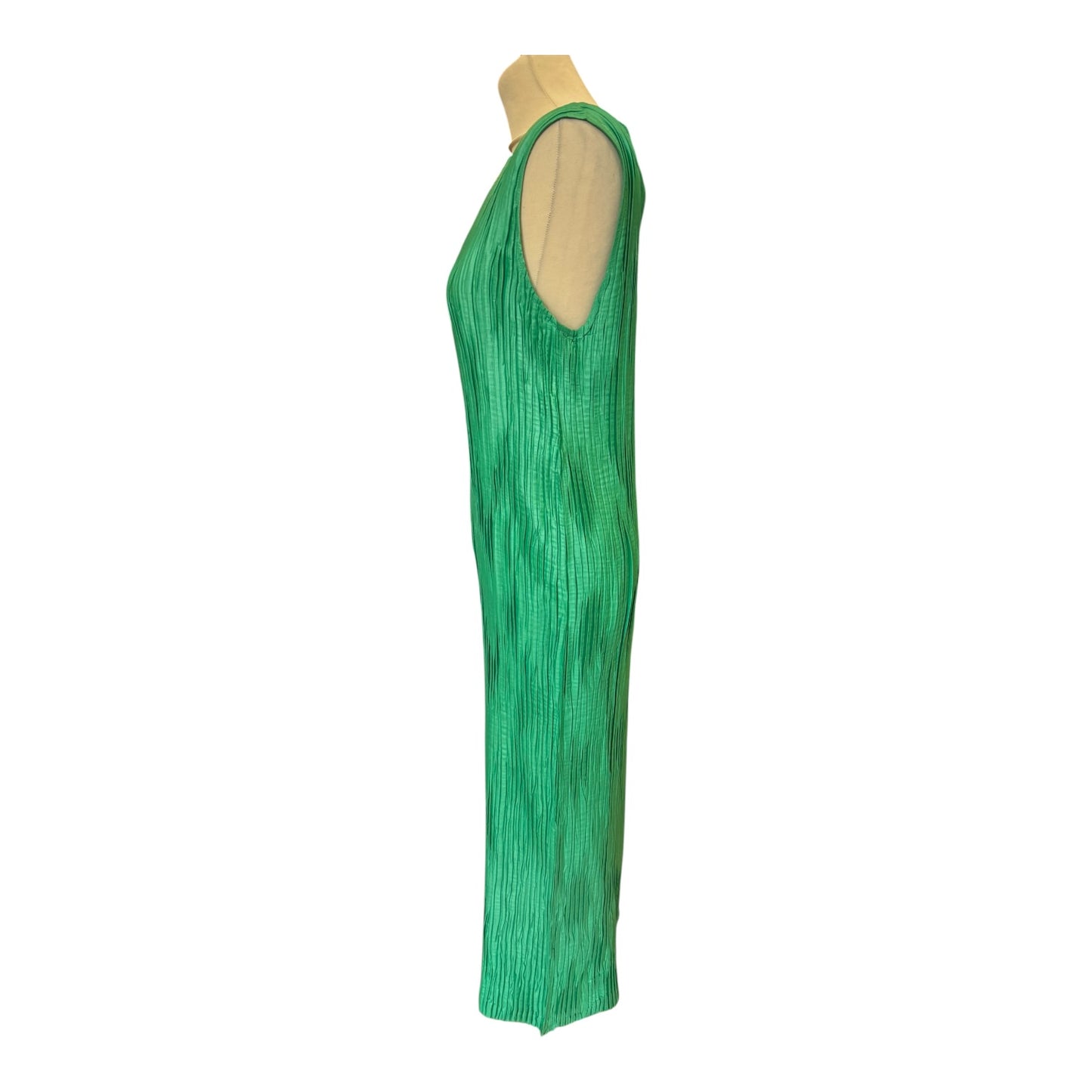 Alysi Green Crinkle Dress - 16
