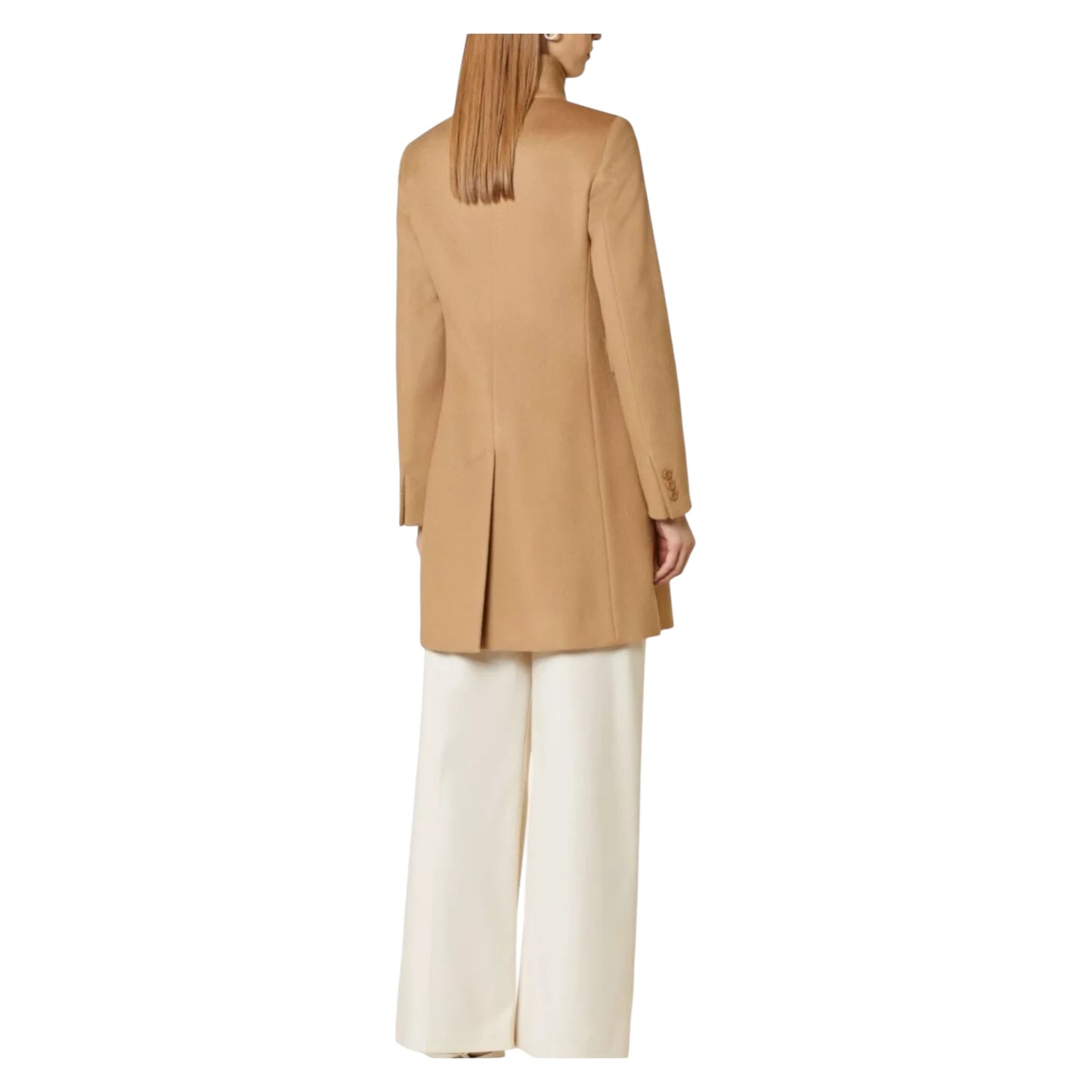 Max Mara Studio Wool Camel Coat - 10