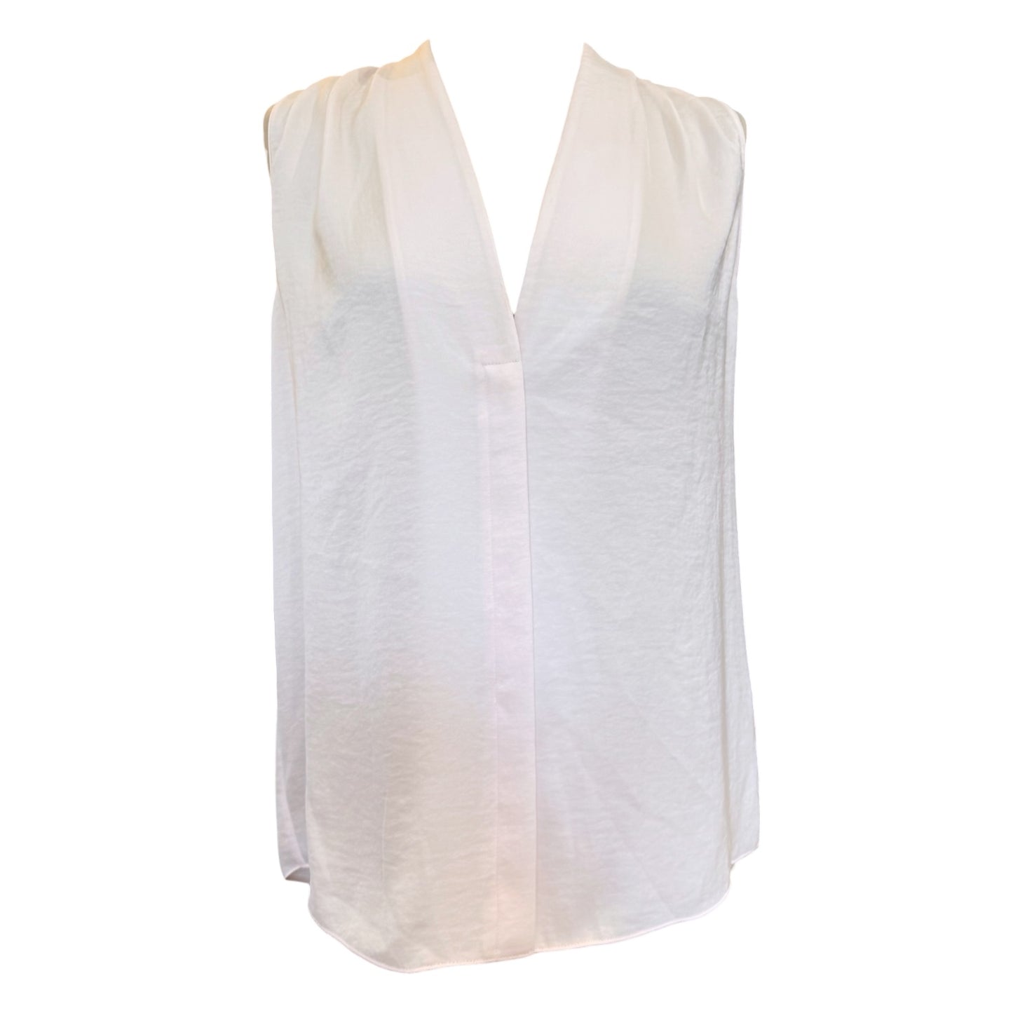White Label Pink Sleeveless Satin Top - 8 - NEW