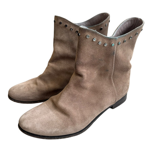 Jimmy Choo Marco Flat Suede Ankle Boots - 38.5/5.5