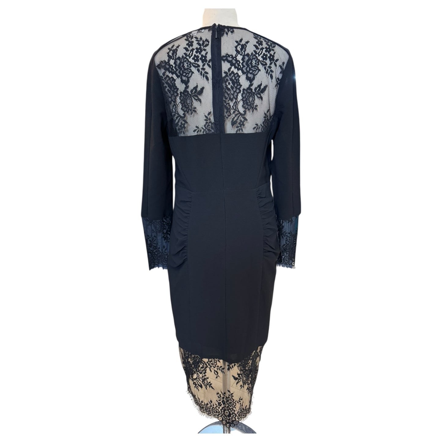 Whistles Black Izzey Bodycon Dress - 12