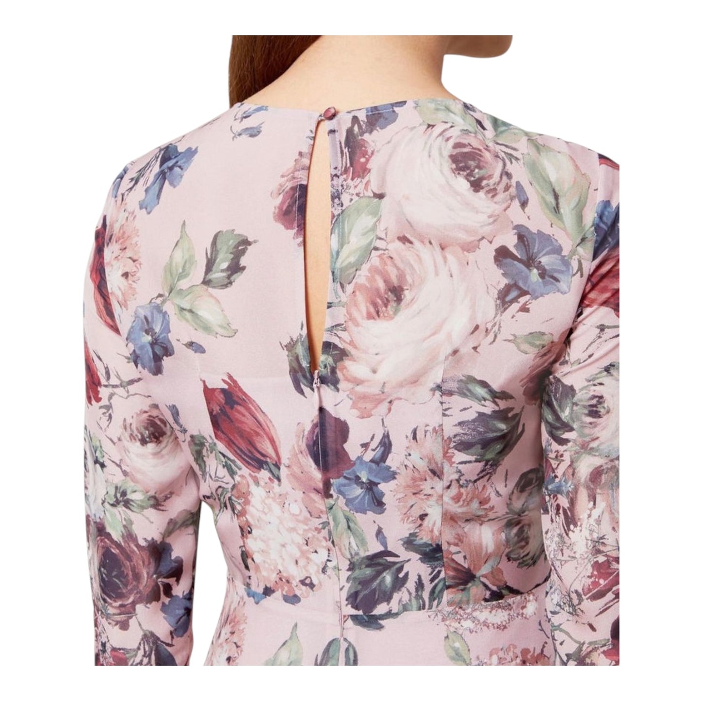 Hobbs Rosabelle Pink Silk Dress - 8