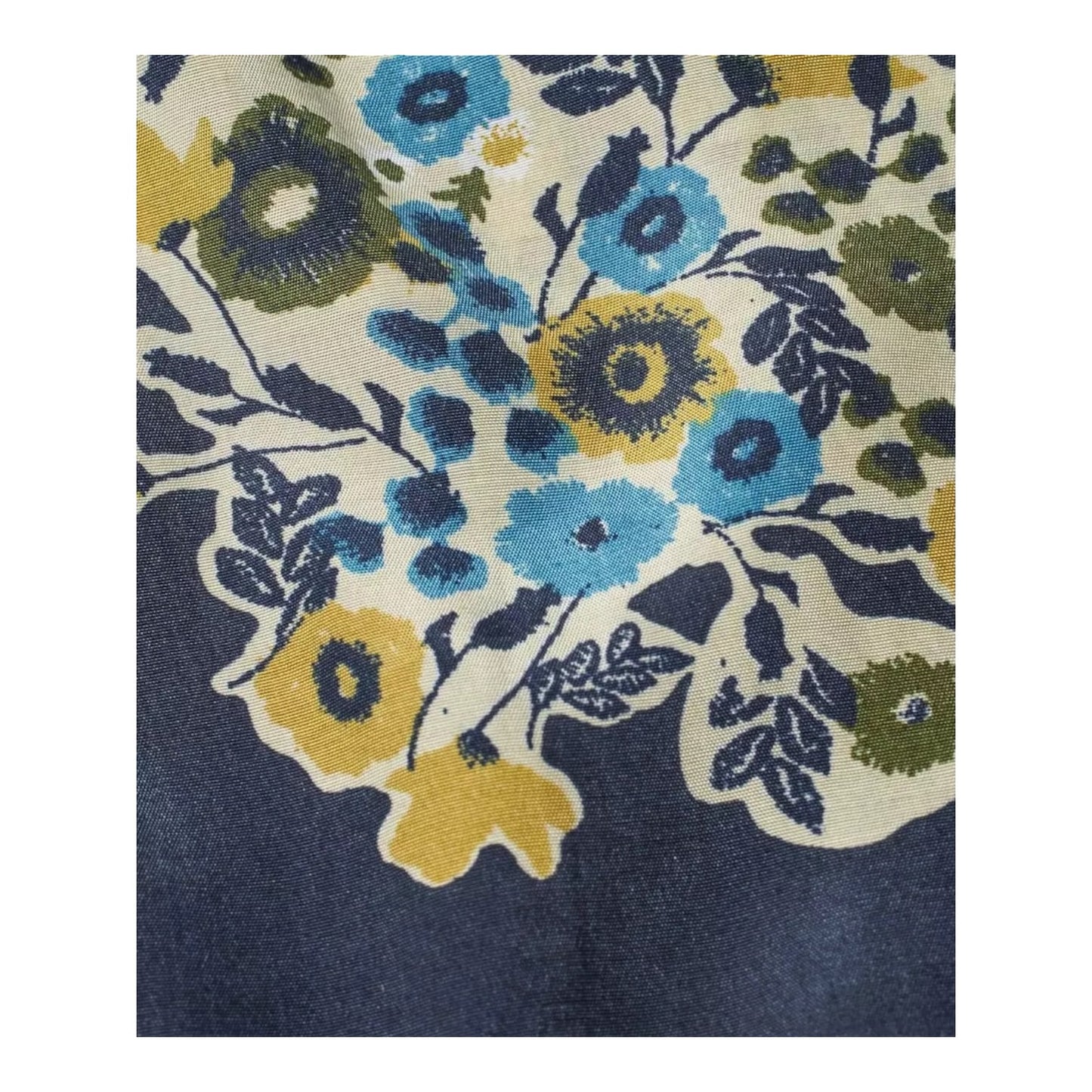 Masai Navy Mustard Floral Dress - 10