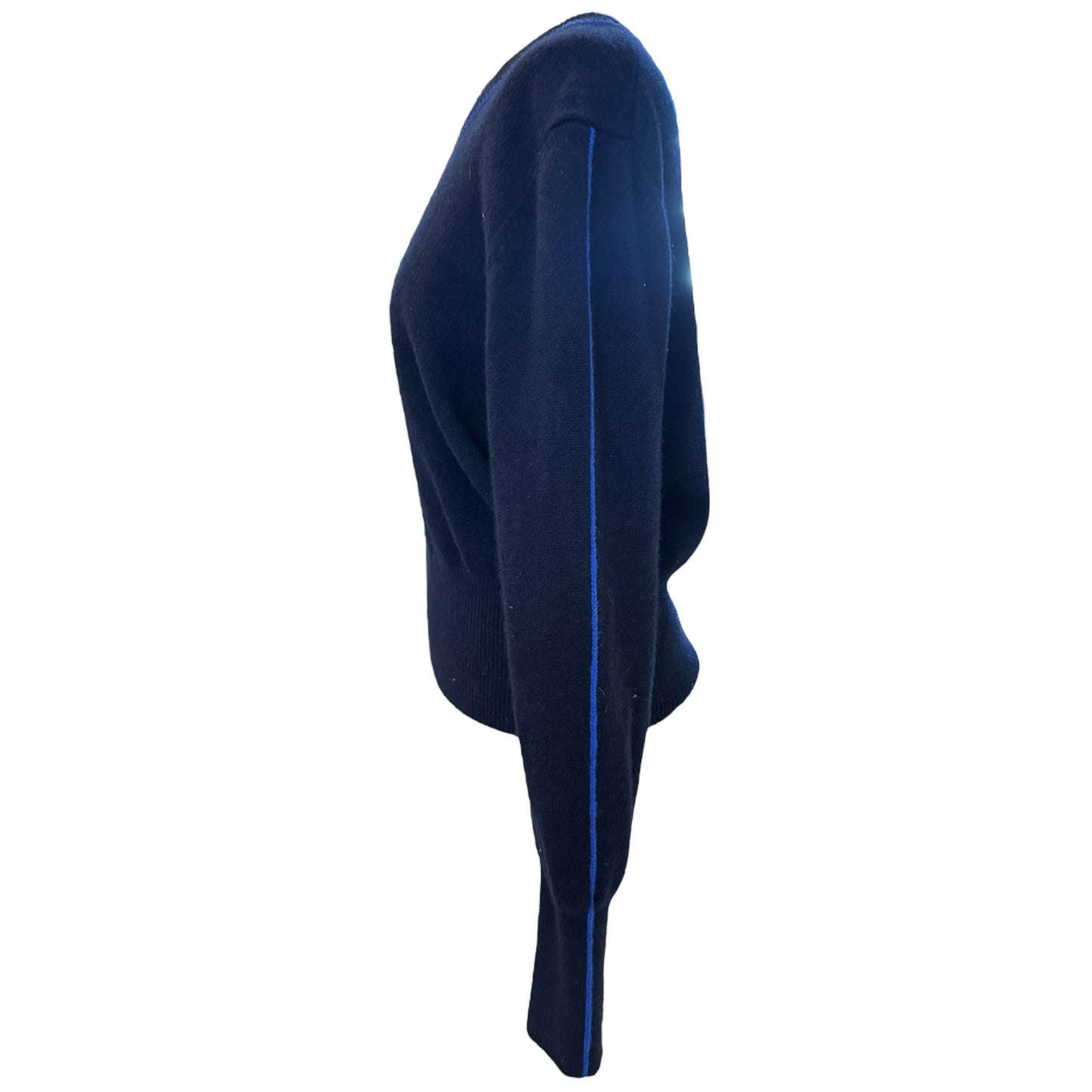 Paul Smith Navy Blue Detail Lambswool Jumper - 12/14