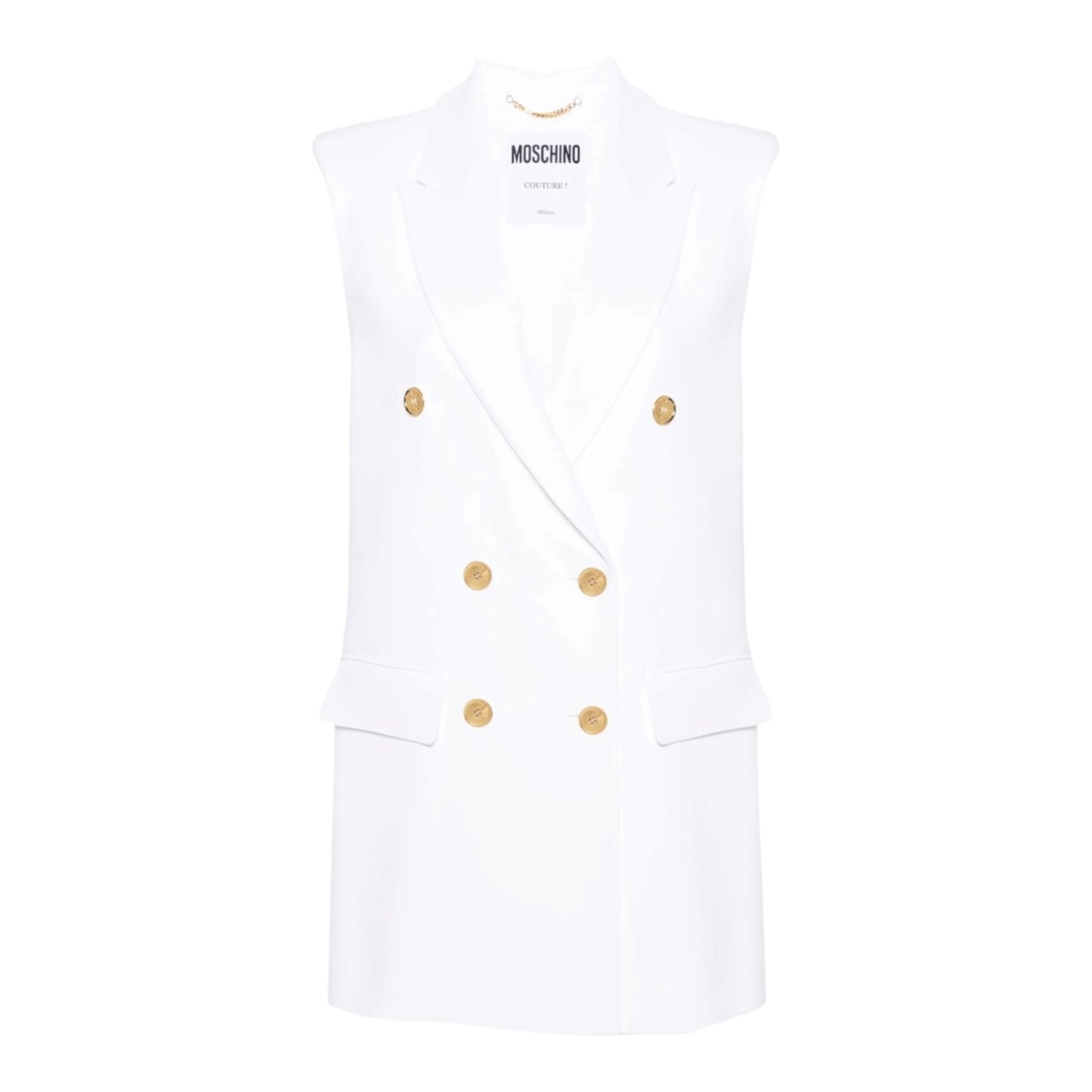 Moschino Couture White Blazer Gilet - 10/12