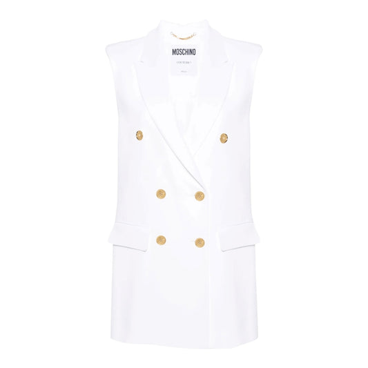 Moschino Couture White Blazer Gilet - 10/12