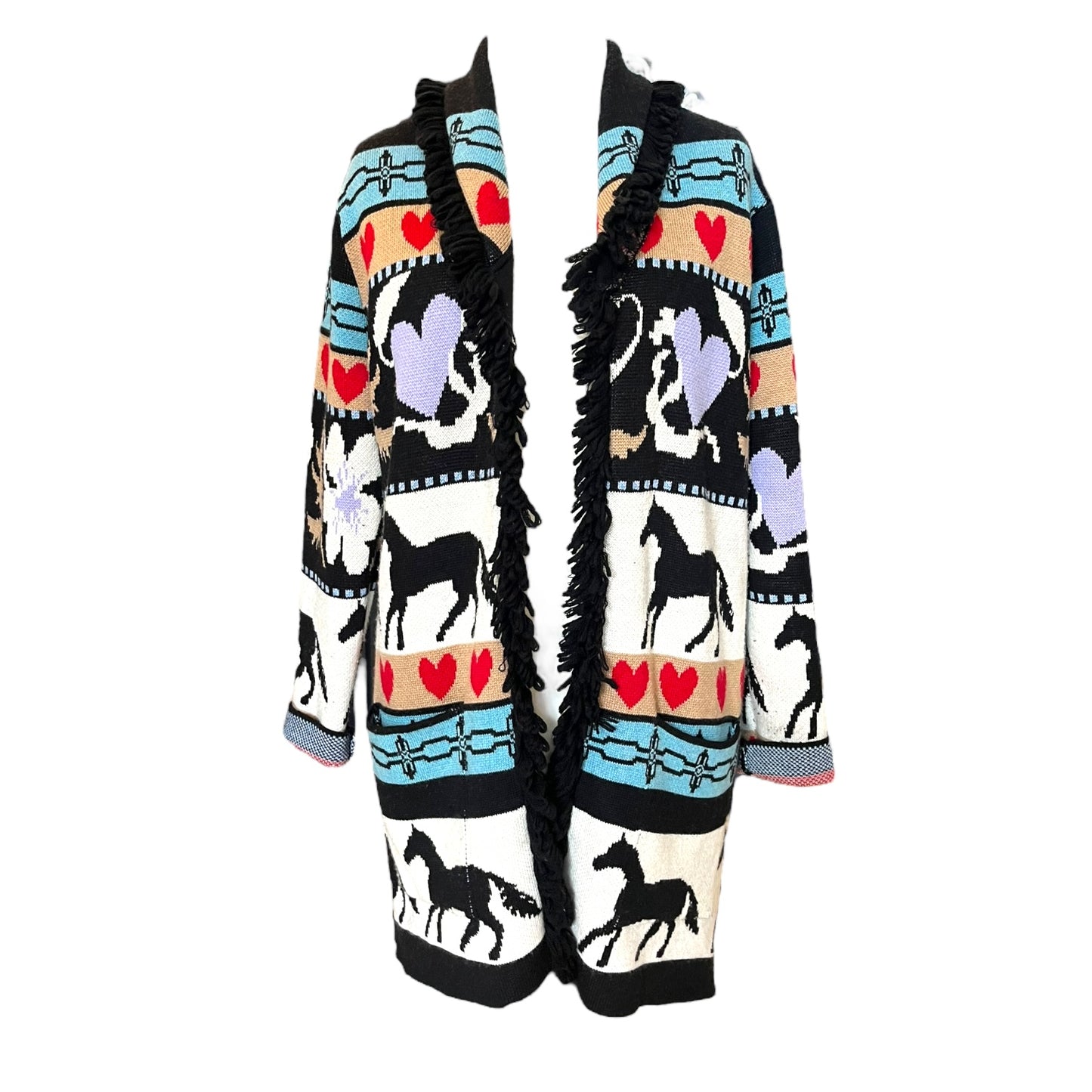 Hayley Menzies Patterned Long Cardigan - 12