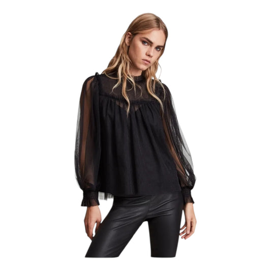 All Saints Perri Tulle Top - 12