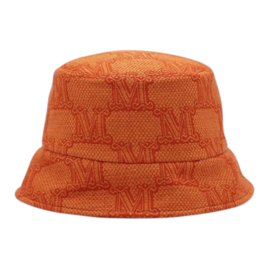 Max Mara Monogram Orange Bucket Hat