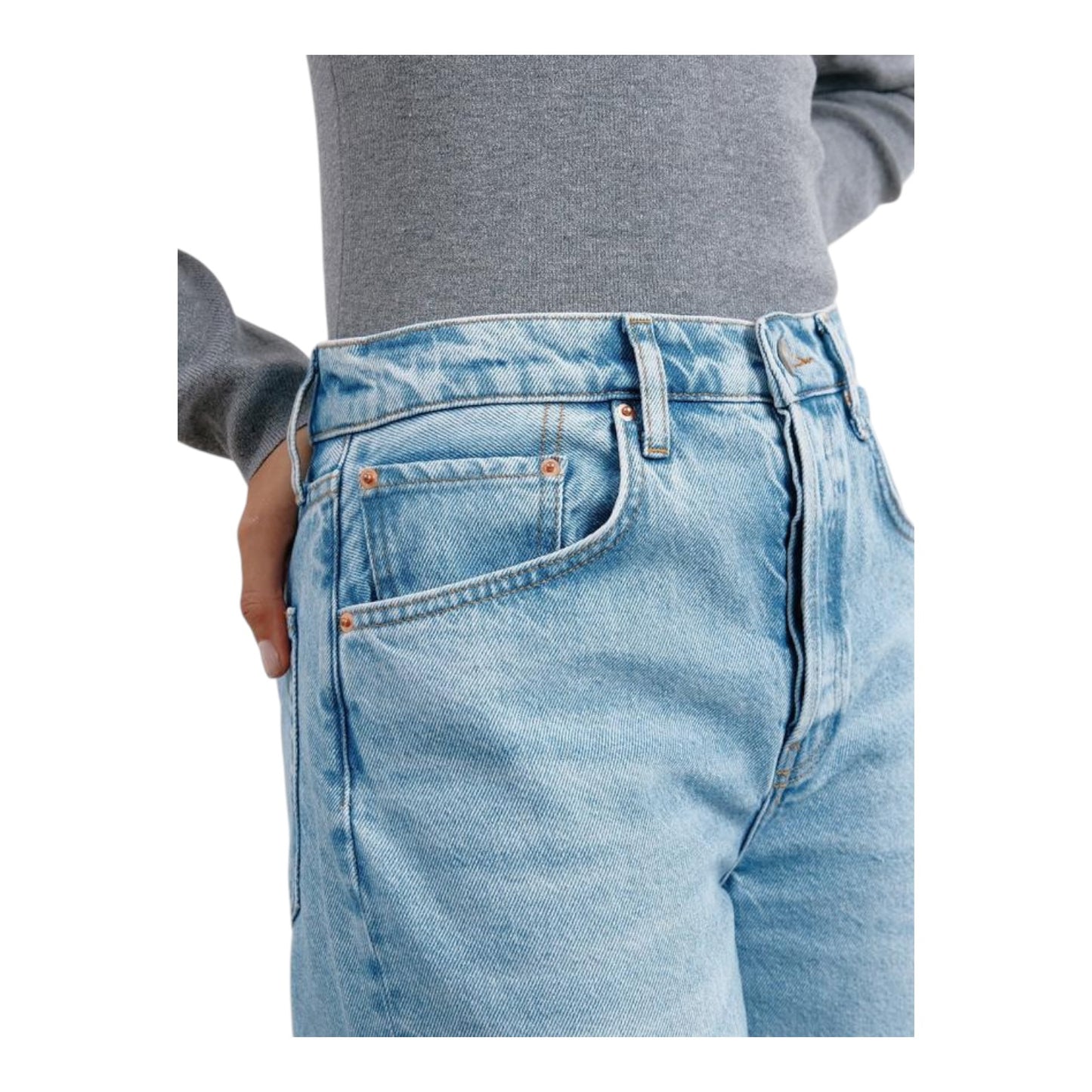 Albaray Organic Cotton Cropped Jeans - 16