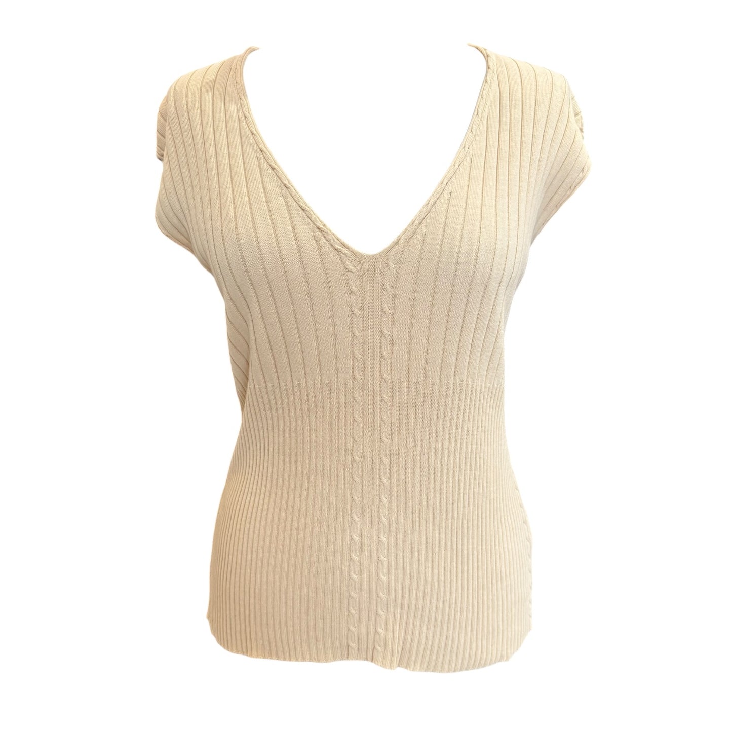 Max Mara Cotton Rib Top - 12/14