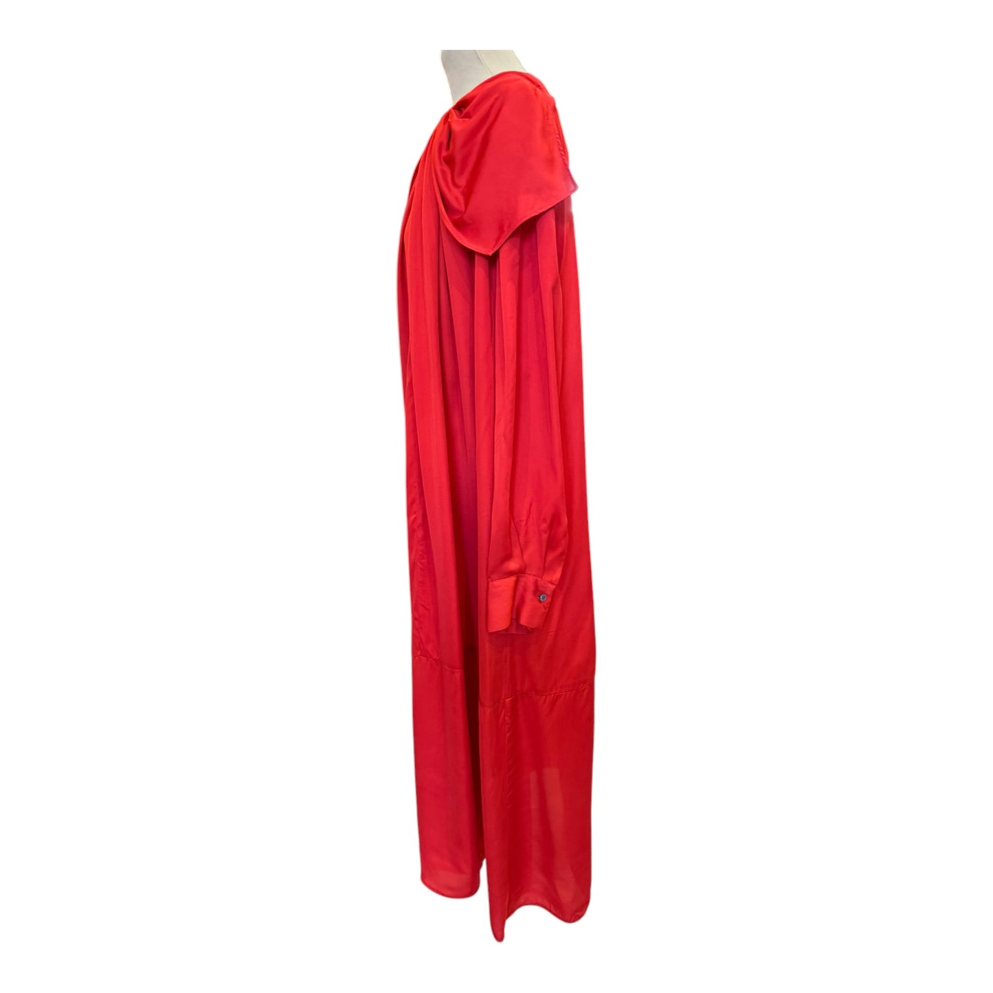 Mantu Red Draped Dress - 12/14 - NEW