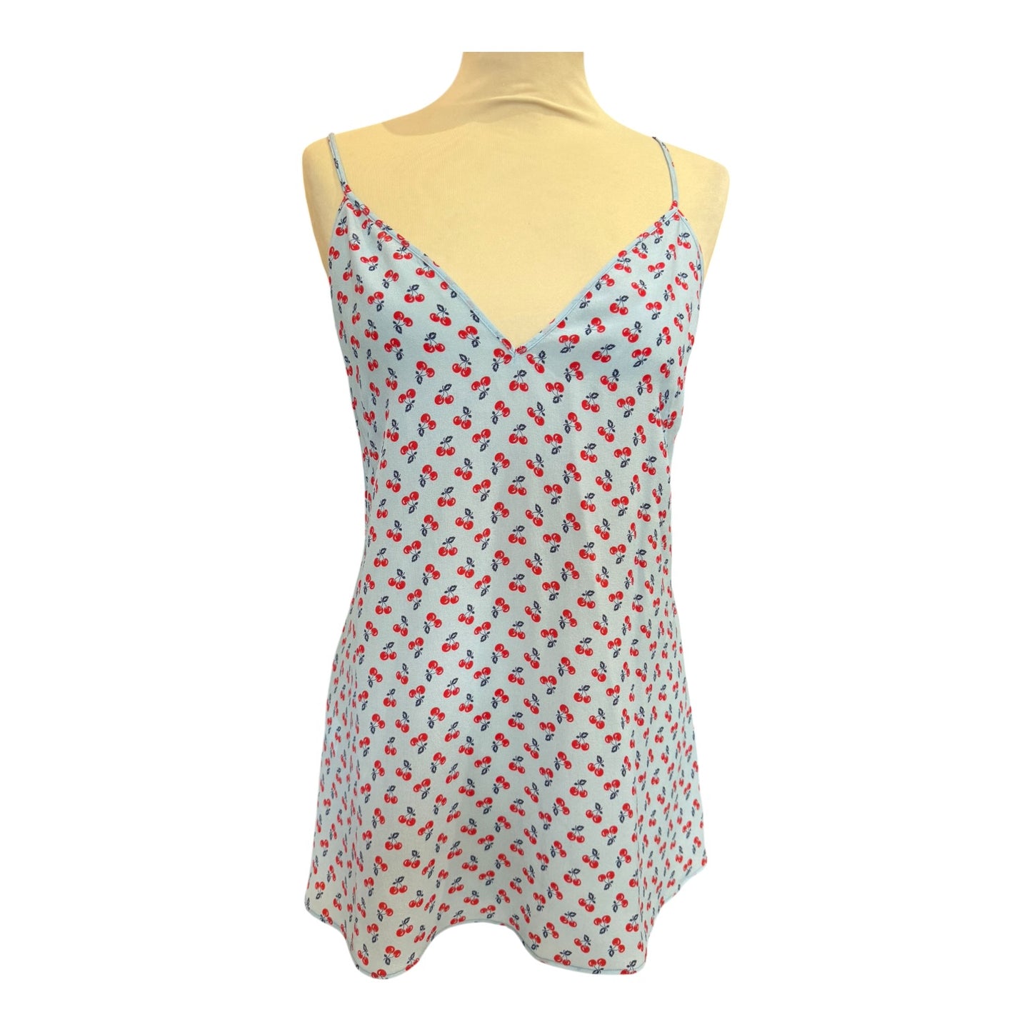 Altuzarra Hammond Cherry-Print Silk Cami Tank Top - 14