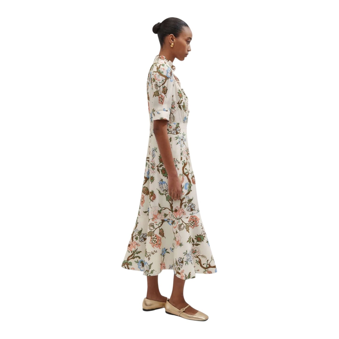 Me + Em Floral Garden Print Midi Dress - 10
