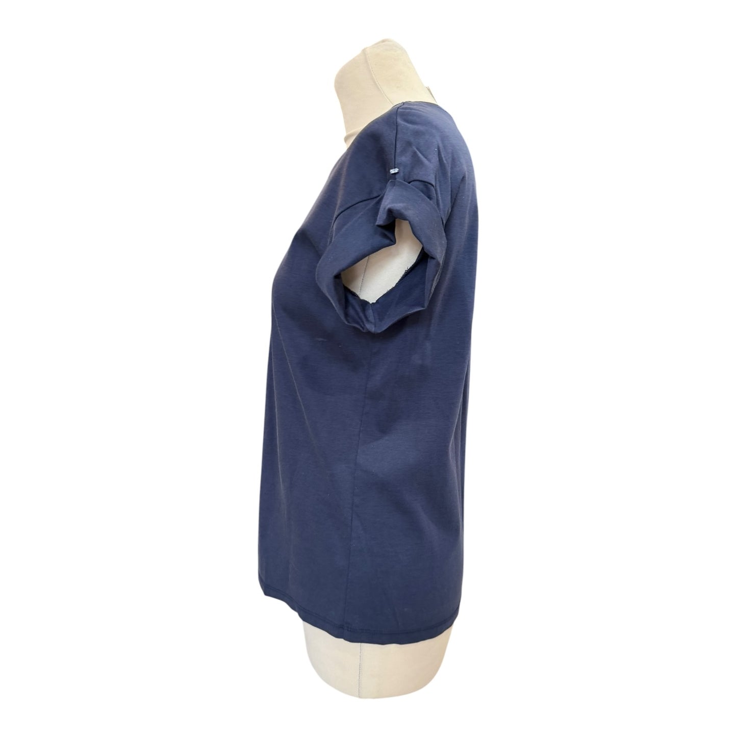 Sport Max Navy Feather Sleeve T Shirt - 10