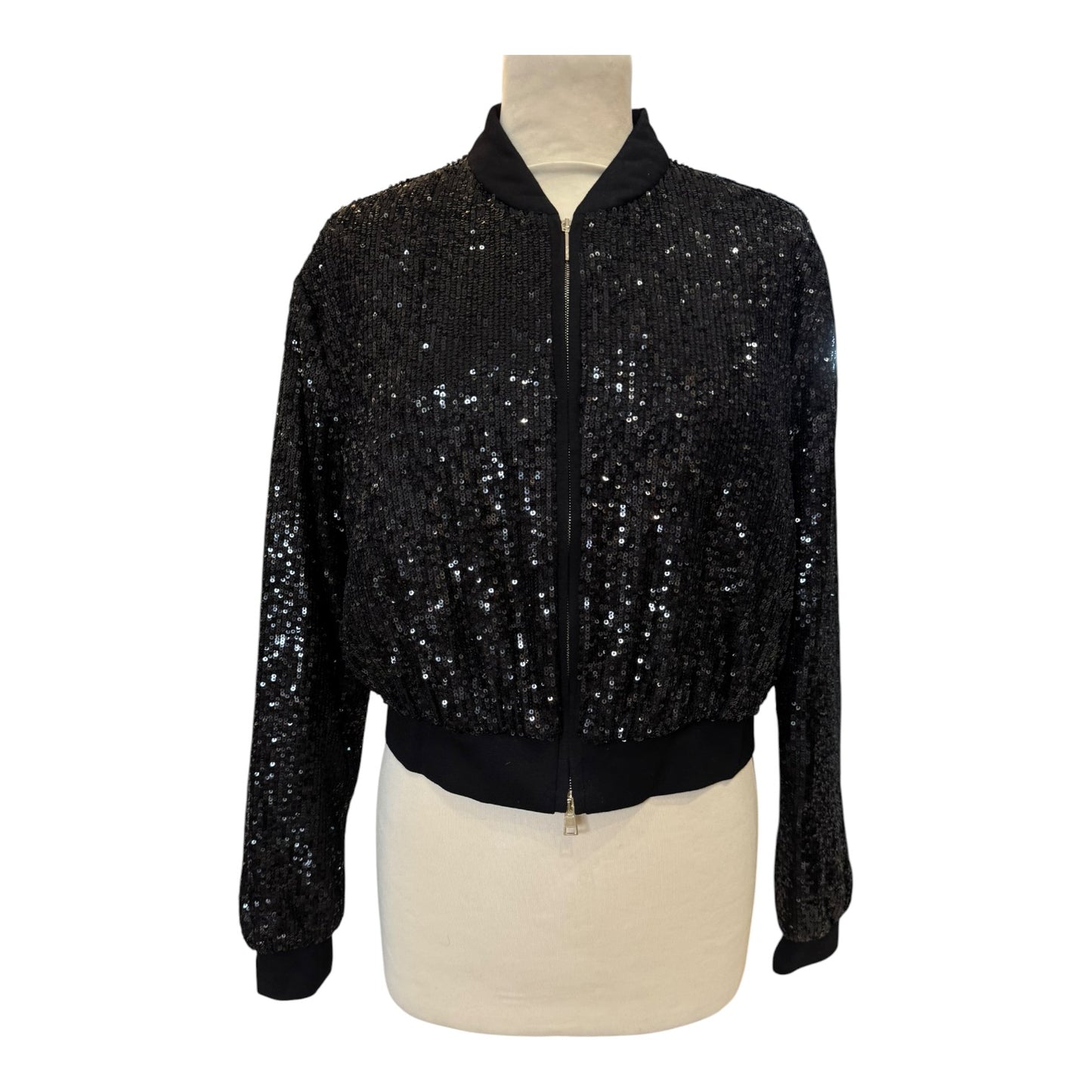 Marc Cain Sequin Bomber Jacket - 10