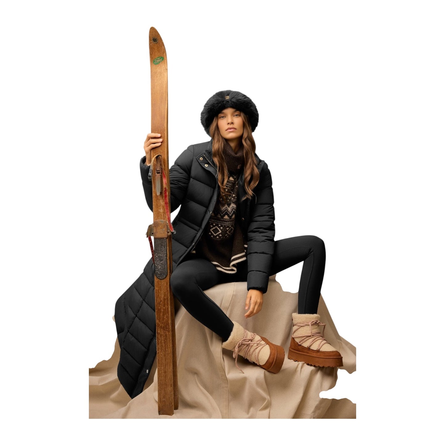 Holland Cooper Black Milton Longline Coat - 12