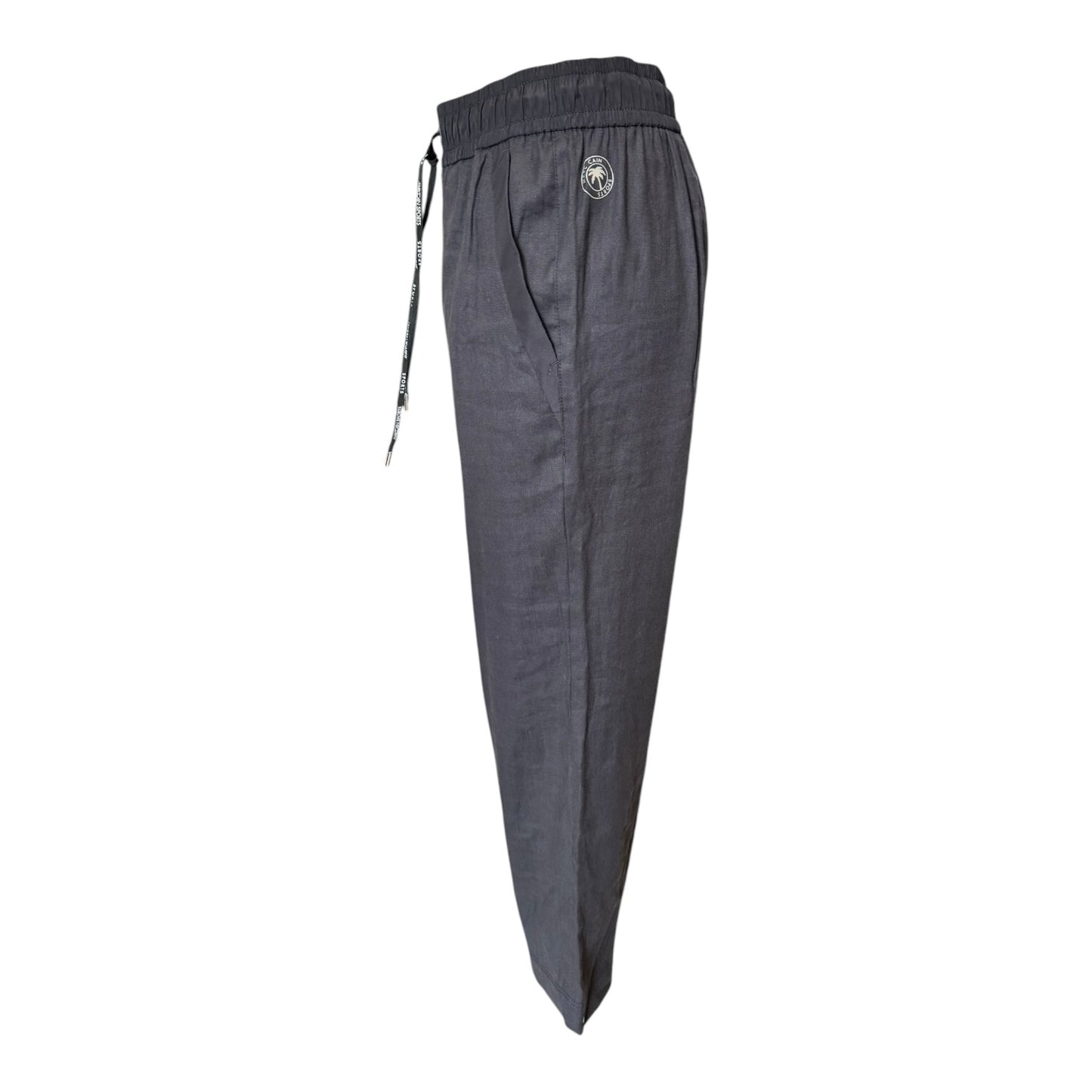 Marc Cain Sports Midnight Blue Wusu Linen Trousers - 10/12