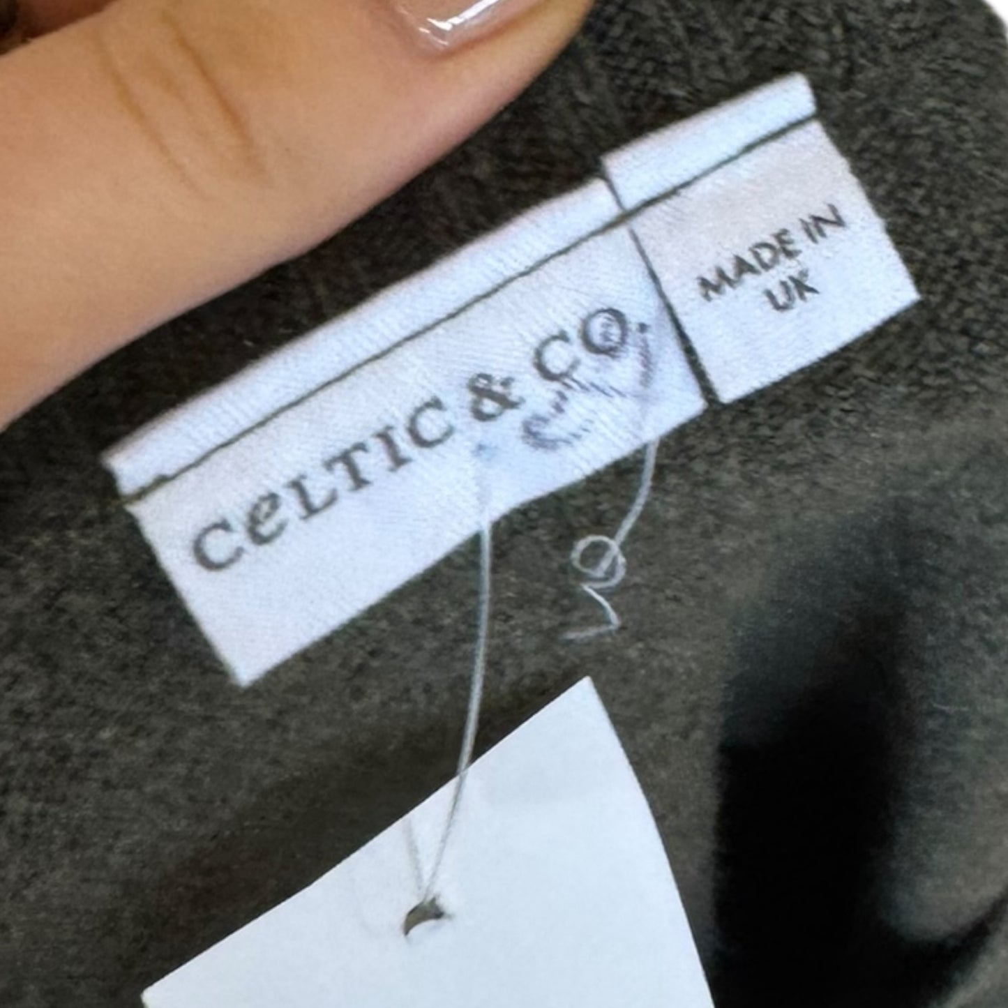 Celtic & Co Green Lambswool Knit Dress - 12